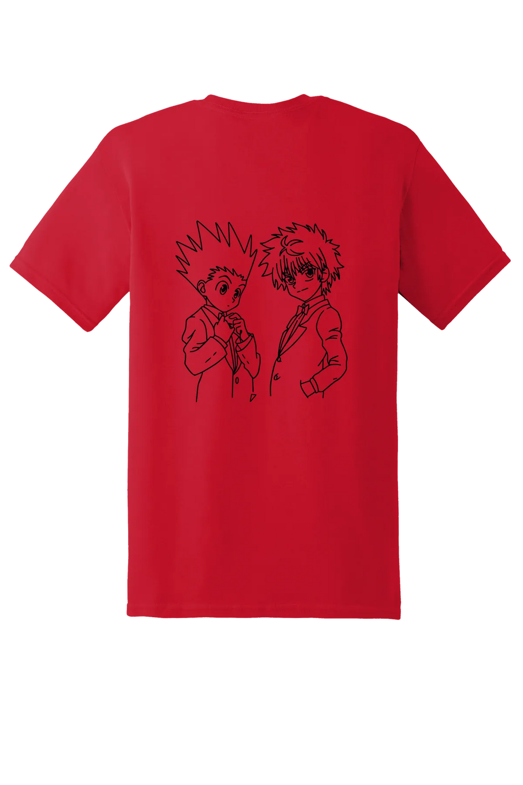 Hunter x Hunter 1-49 Tee, Red, back print