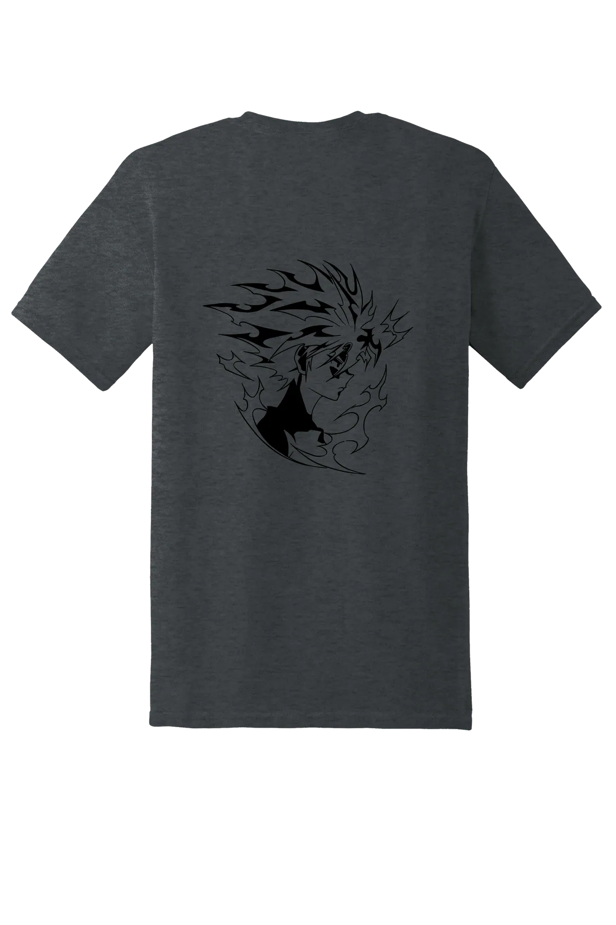 Hunter x Hunter 1-57 Tee, Dark Heather, back print