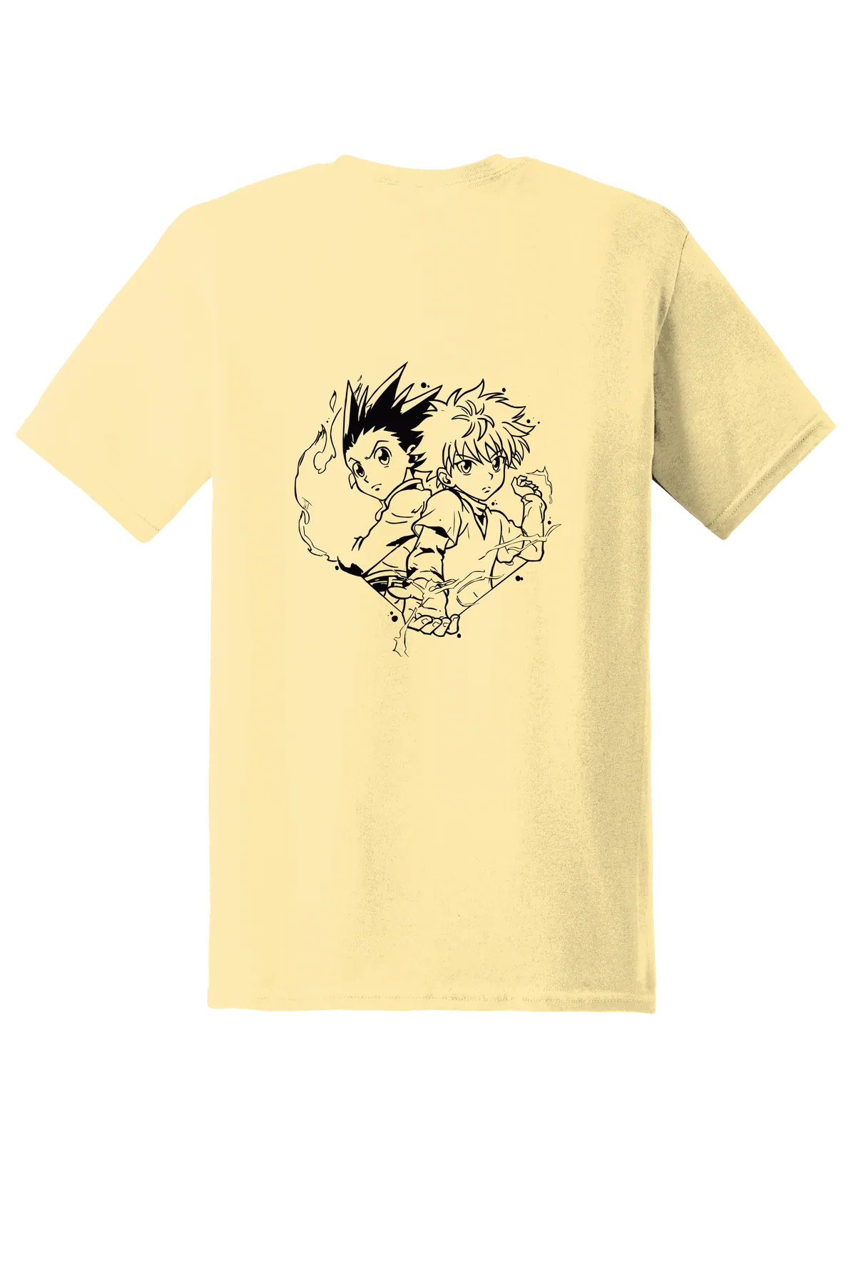 Hunter x Hunter 1-64 Tee, Yellow Haze, back print