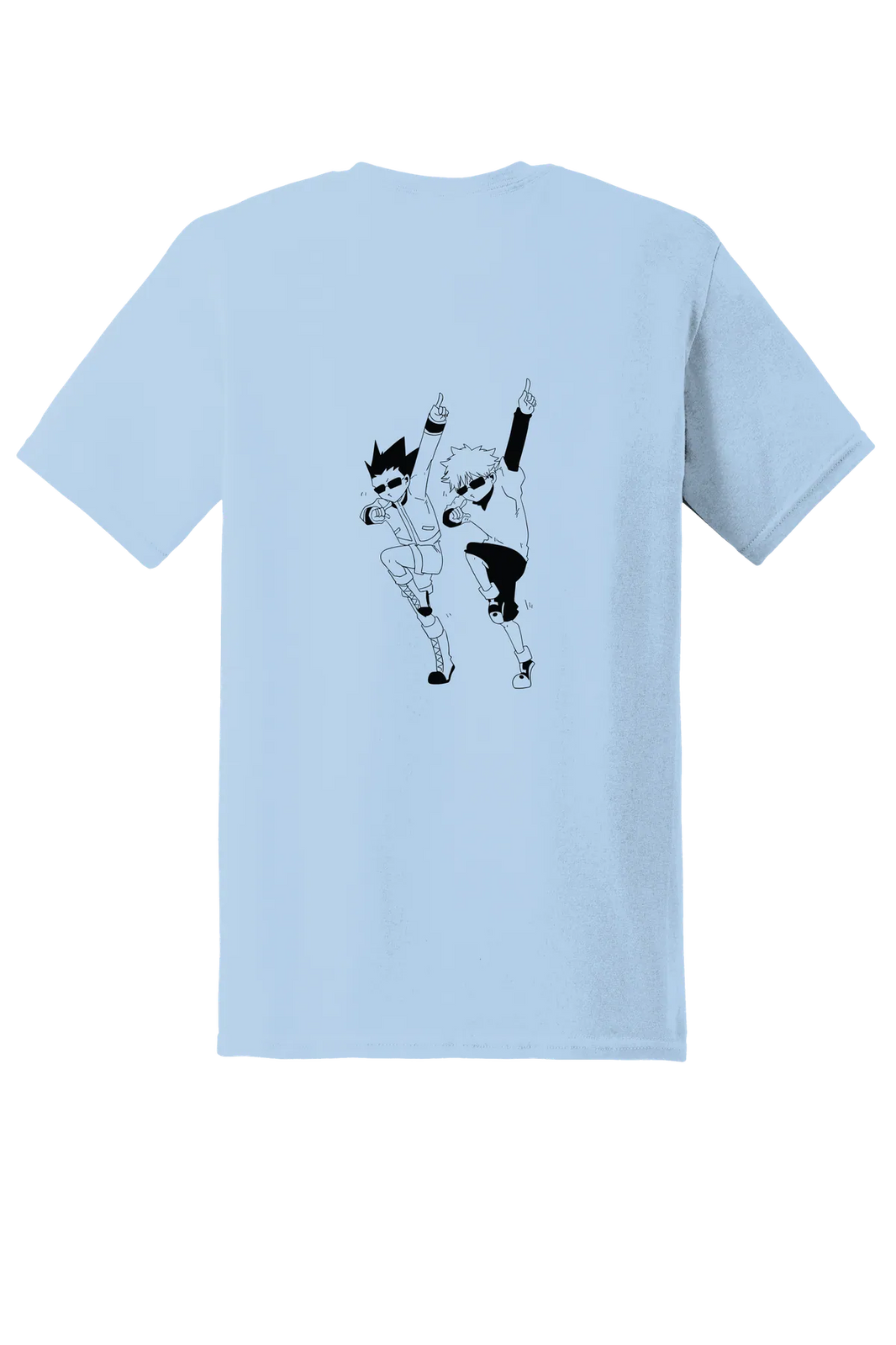 Hunter x Hunter 1-67 Tee, Light Blue, back print