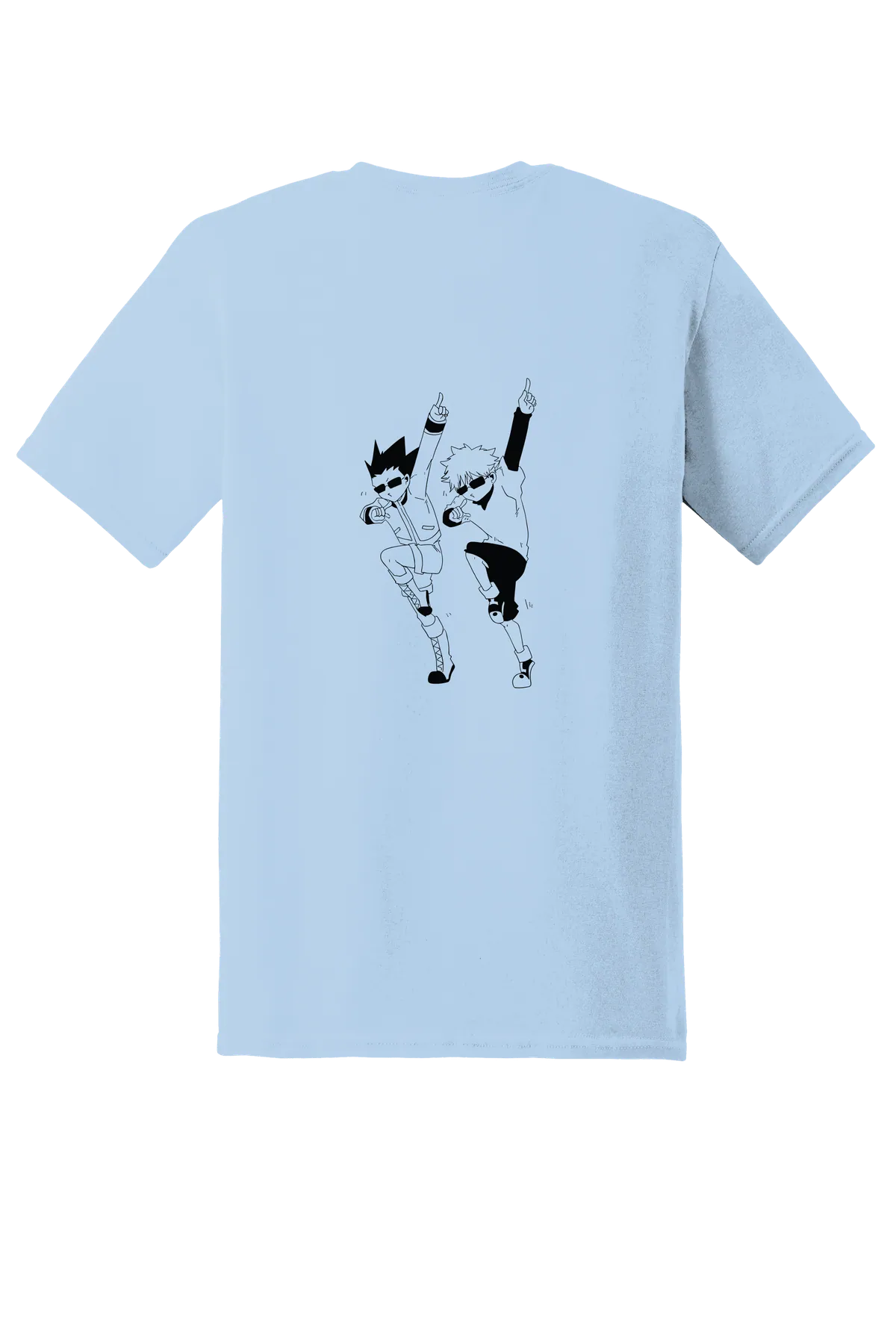 Hunter x Hunter 1-67 Tee, Light Blue, back print