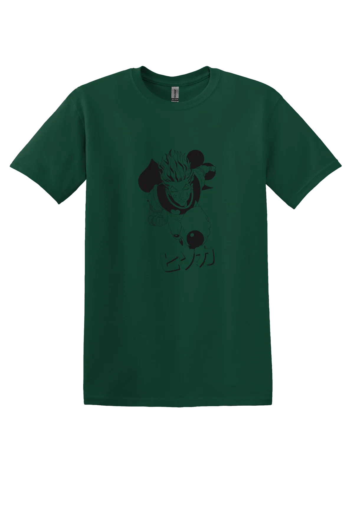 Hunter x Hunter 1-68 Tee, Forest Green, front print
