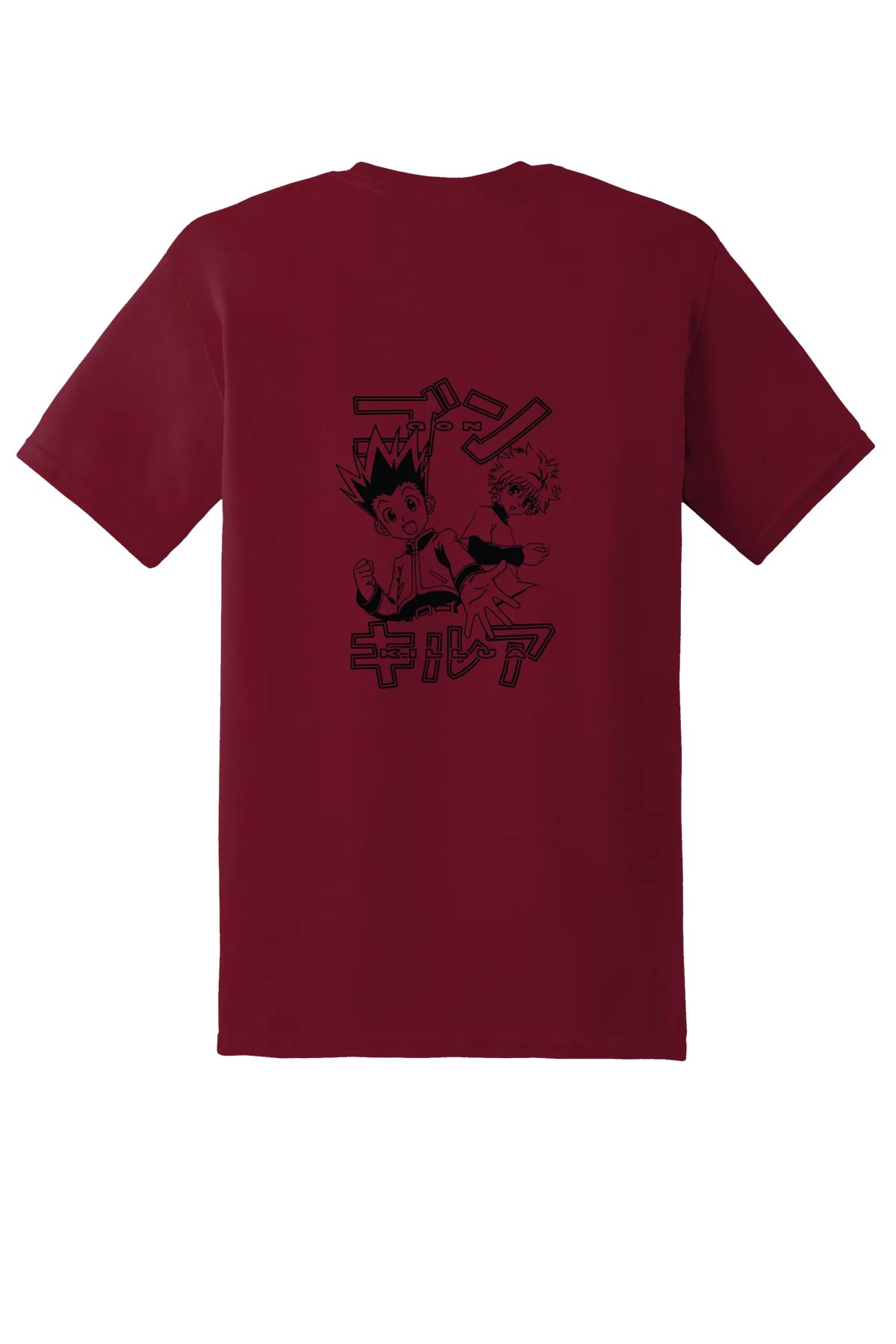 Hunter x Hunter 1-69 Tee, Cardinal Red, back print