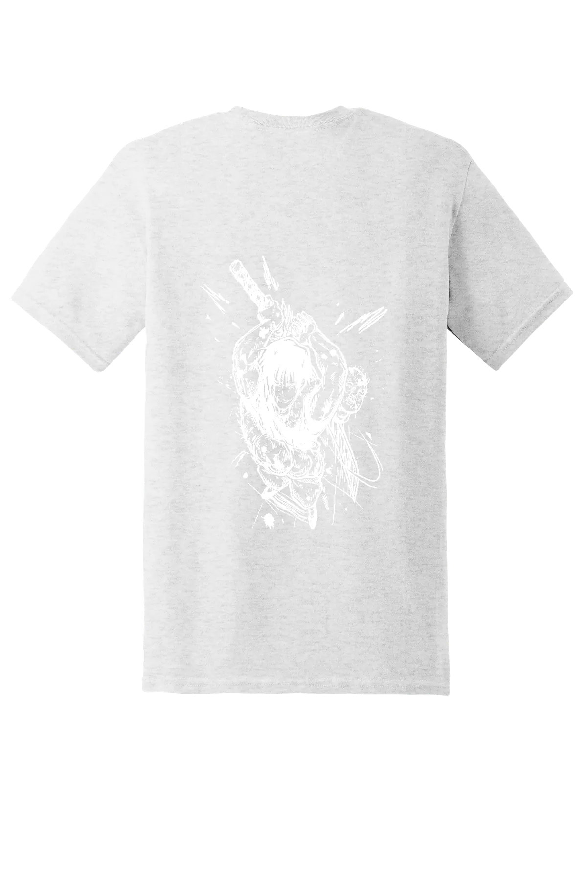 Hunter x Hunter Tee No. 10, Ash Grey, back print