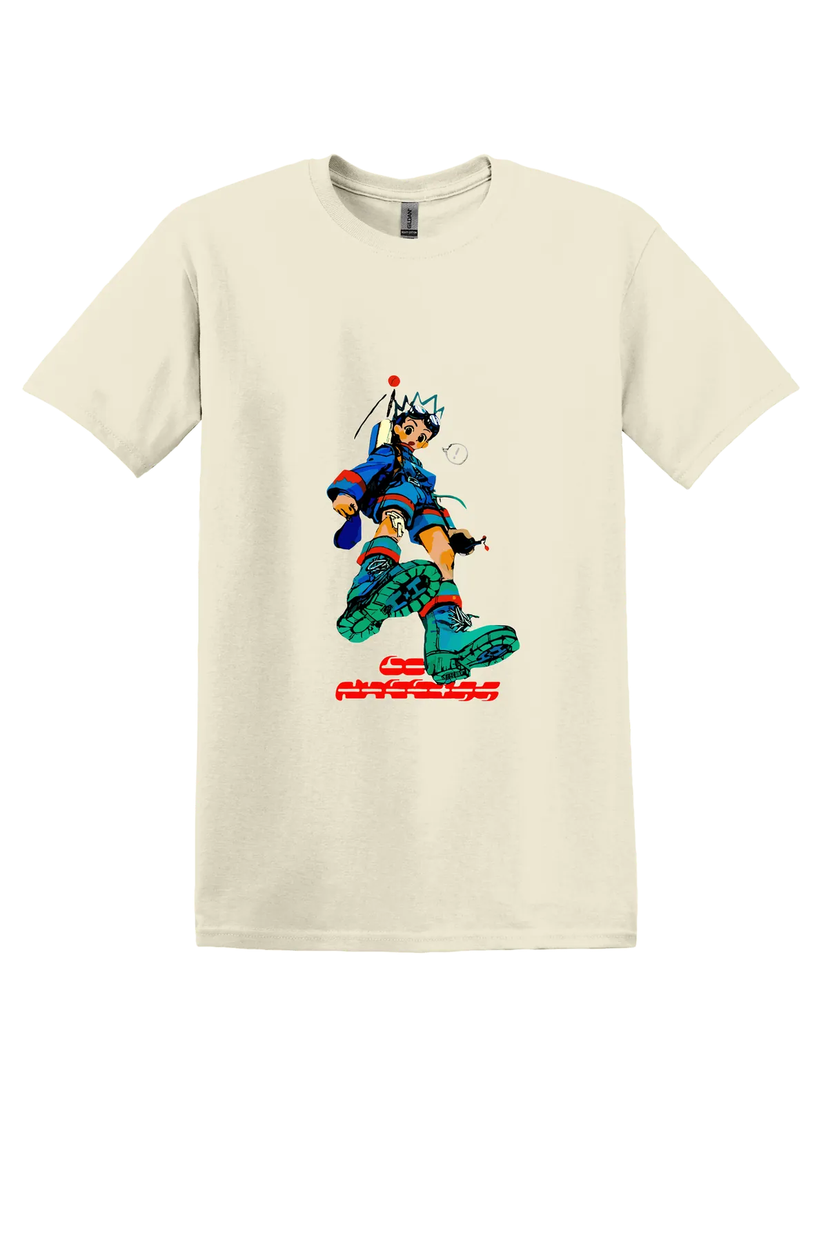 Hunter x Hunter Tee No. 100, Off White, front print
