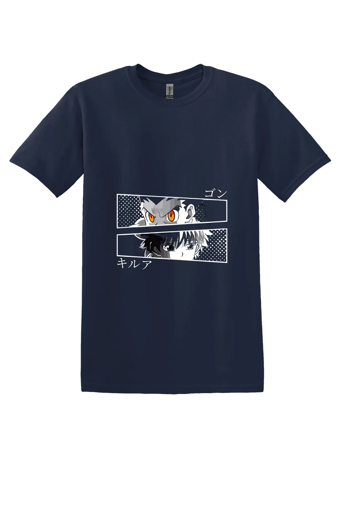 Hunter x Hunter Tee No. 104, Navy, front print