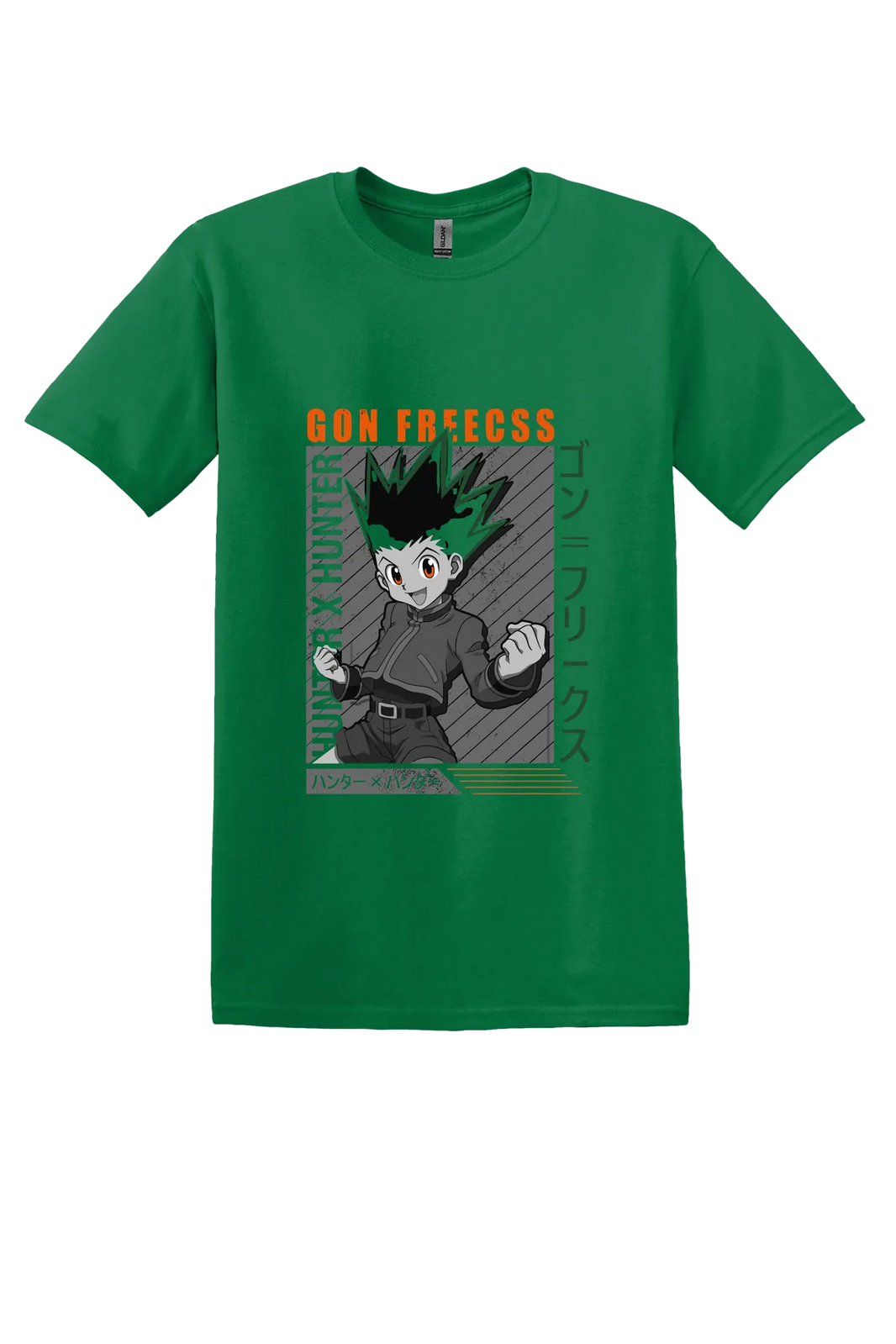 Hunter x Hunter Tee No. 111, Turf Green, front print