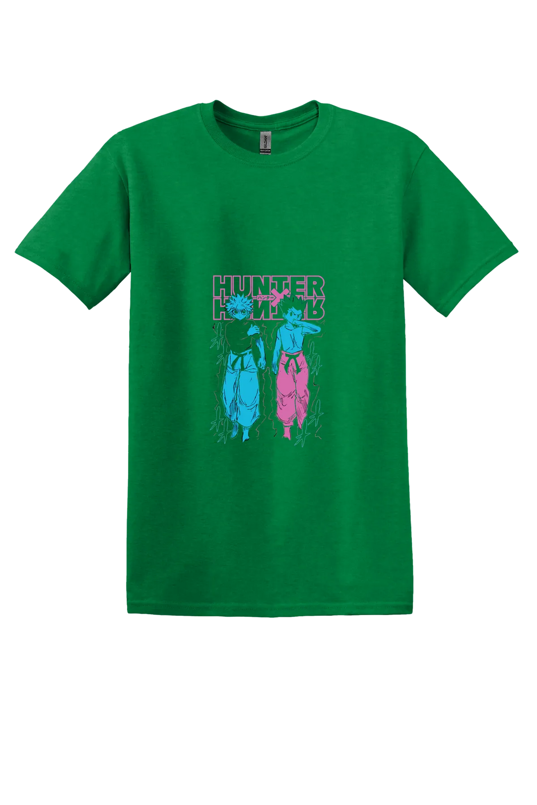 Hunter x Hunter Tee No. 113, Antique Irish Green, front print