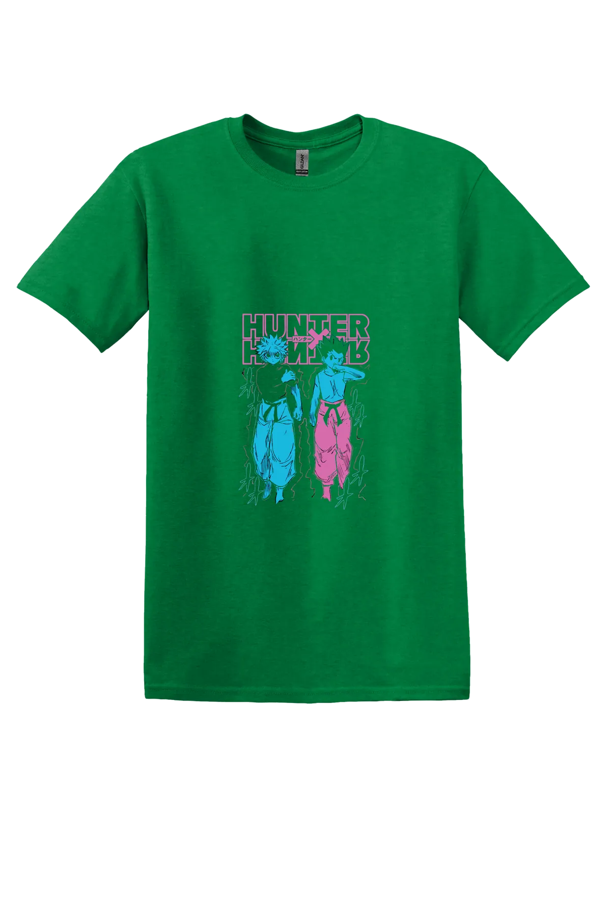 Hunter x Hunter Tee No. 113, Antique Irish Green, front print