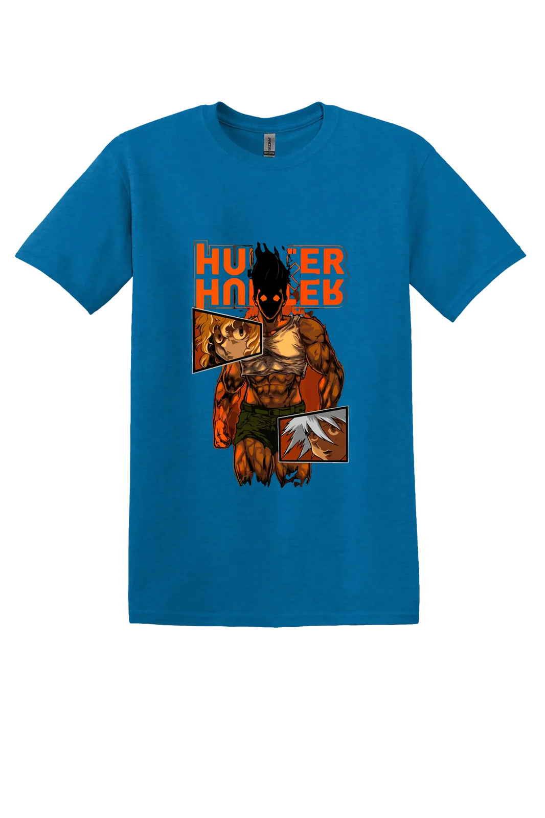 Hunter x Hunter Tee No. 114, Antique Sapphire, front print