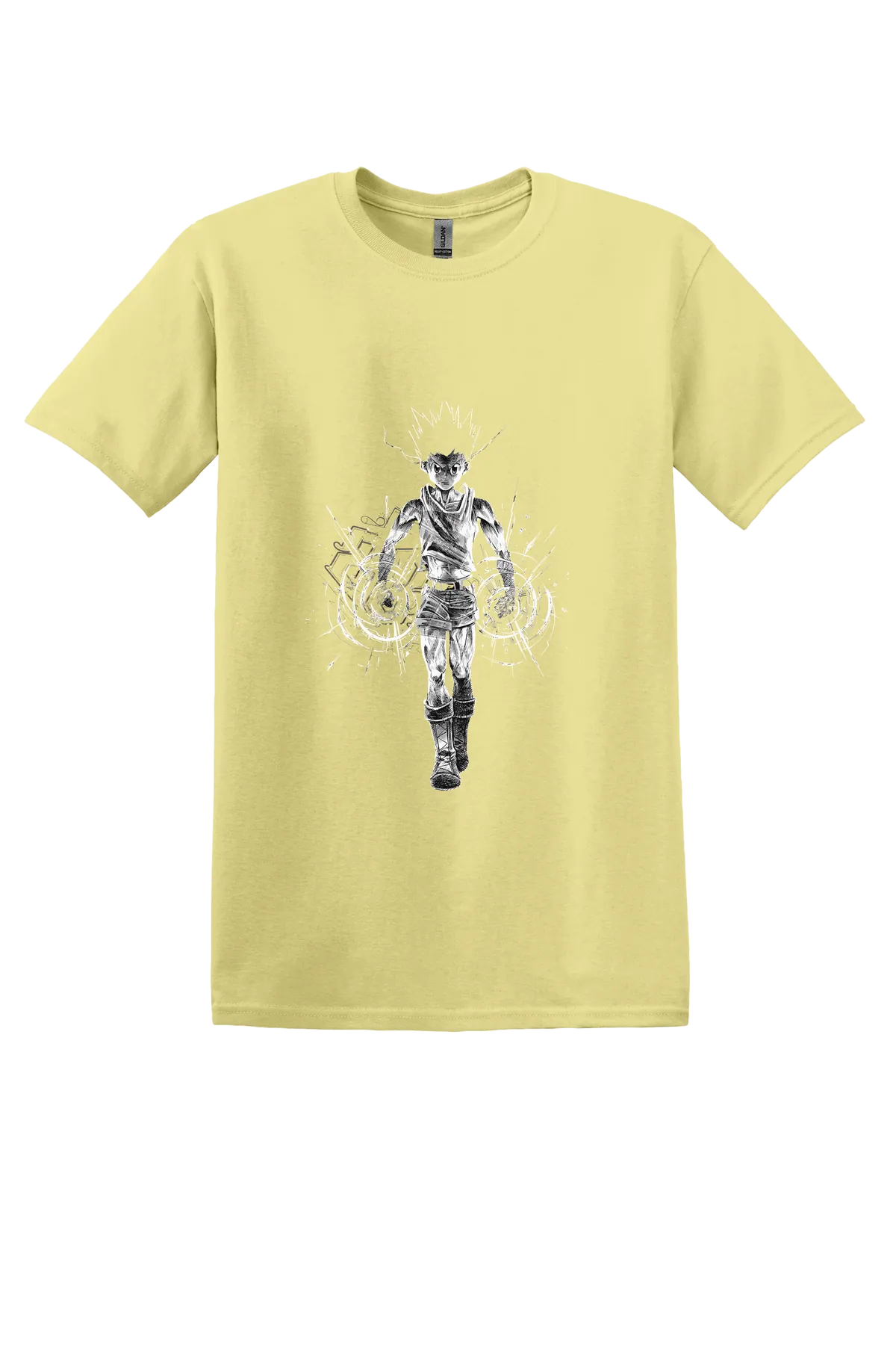 Hunter x Hunter Tee No. 122, Corn Silk, front print