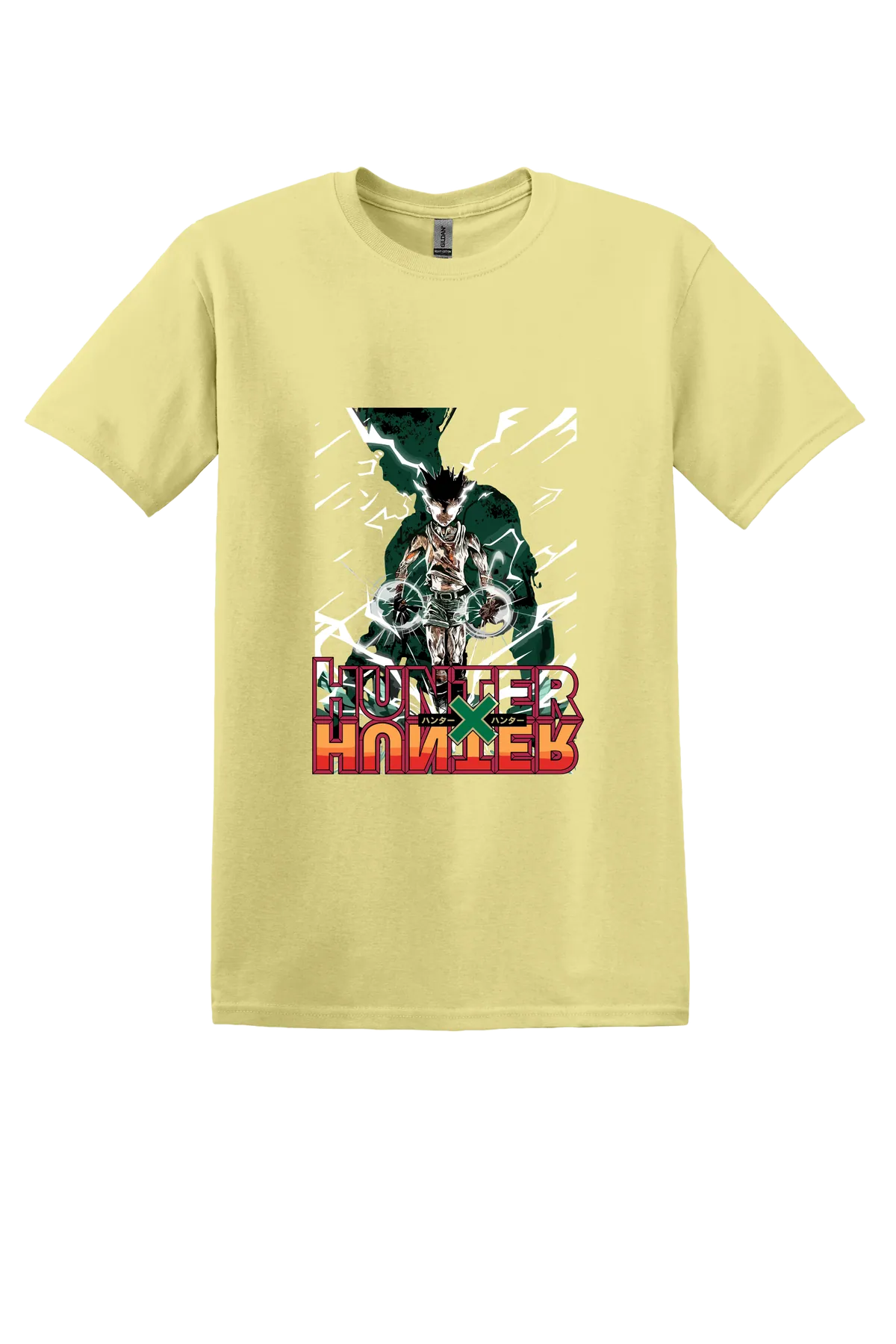 Hunter x Hunter Tee No. 123, Corn Silk, front print