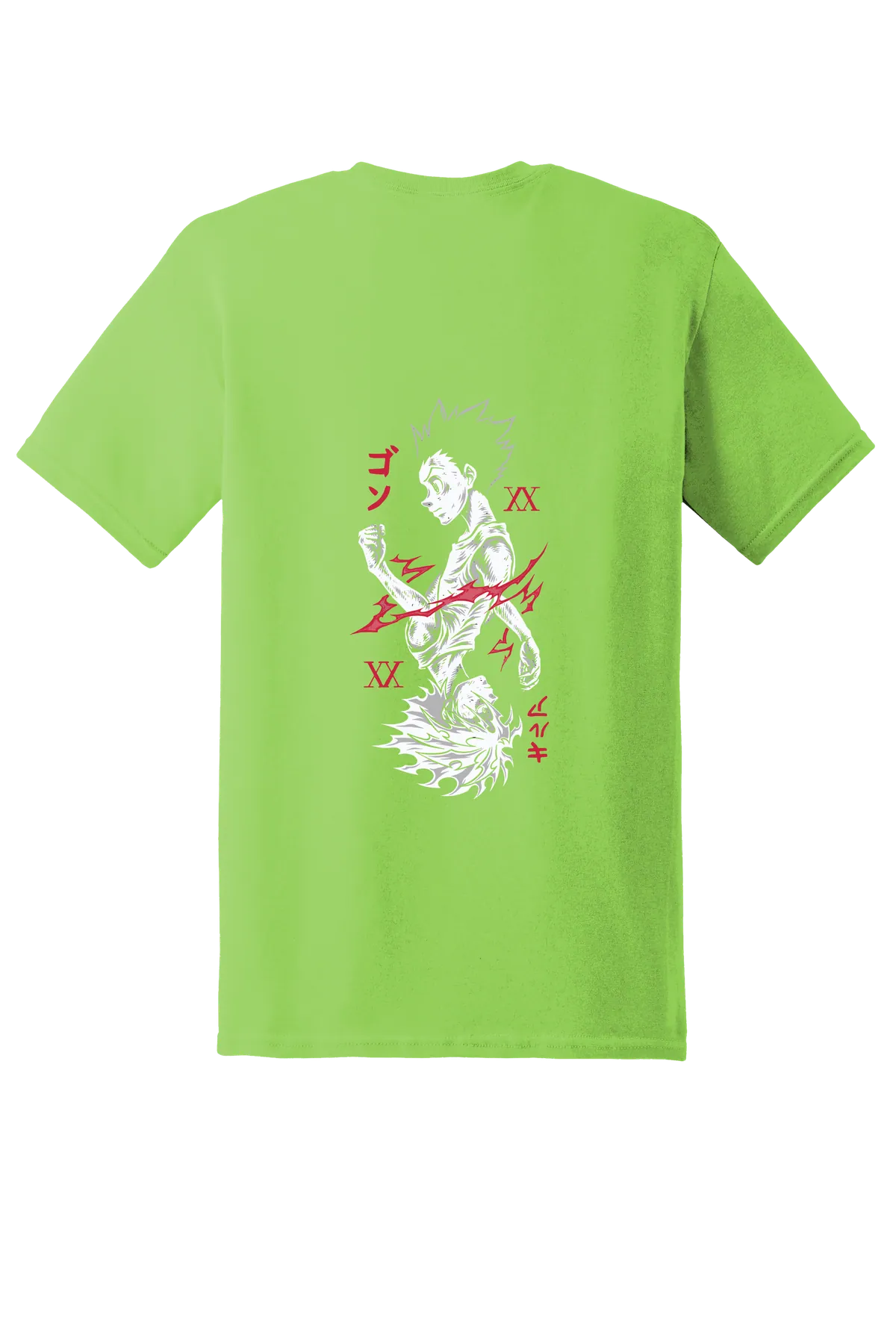 Hunter x Hunter Tee No. 126, Lime, back print