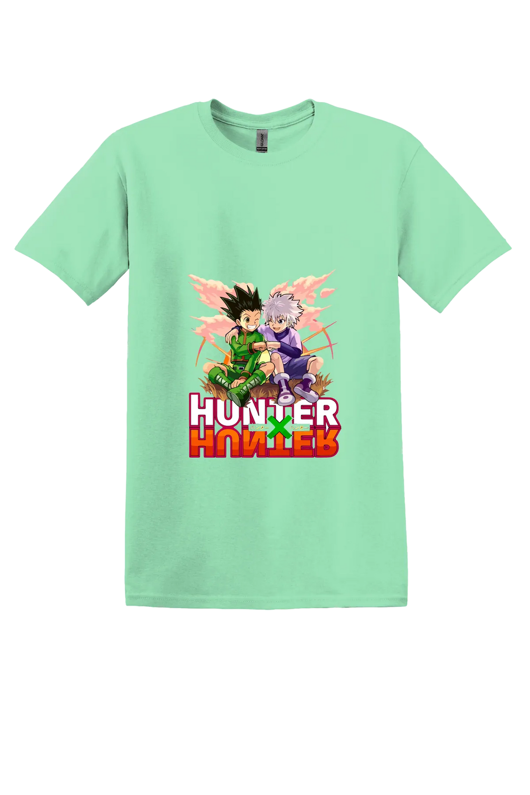 Hunter x Hunter Tee No. 128, Mint Green, front print