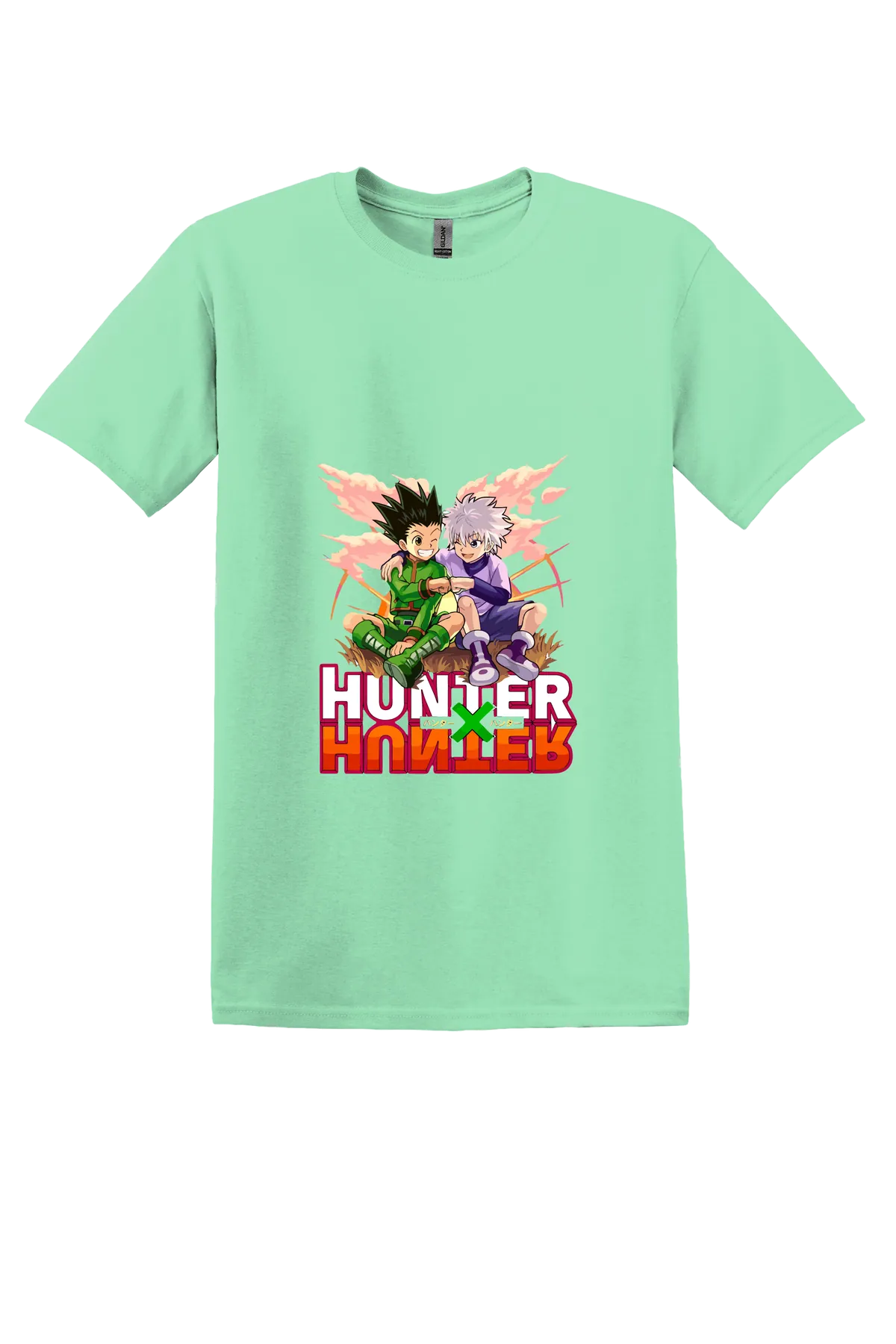 Hunter x Hunter Tee No. 128, Mint Green, front print