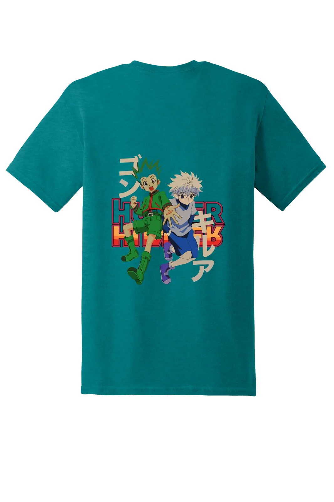 Hunter x Hunter Tee No. 135, Antique Jade Dome, back print