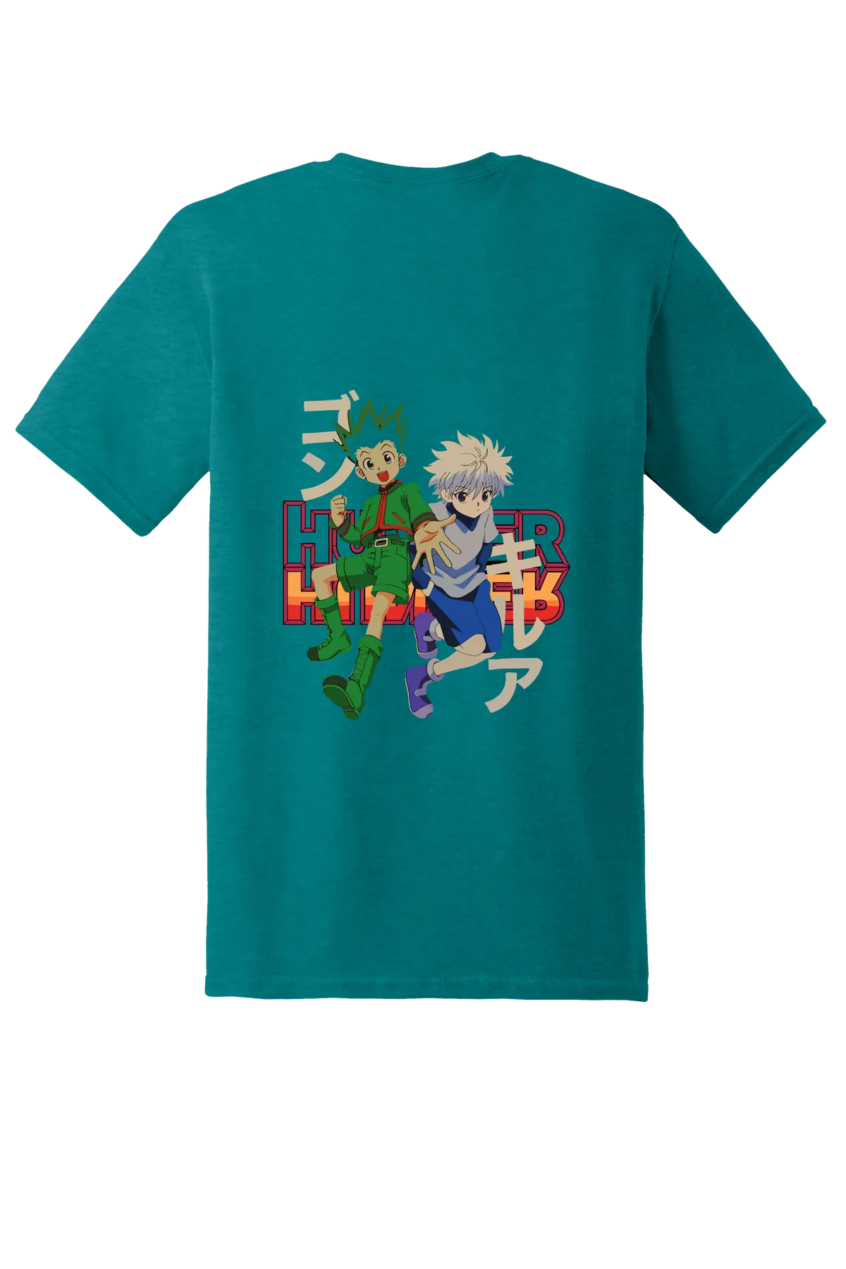 Hunter x Hunter Tee No. 135, Antique Jade Dome, back print
