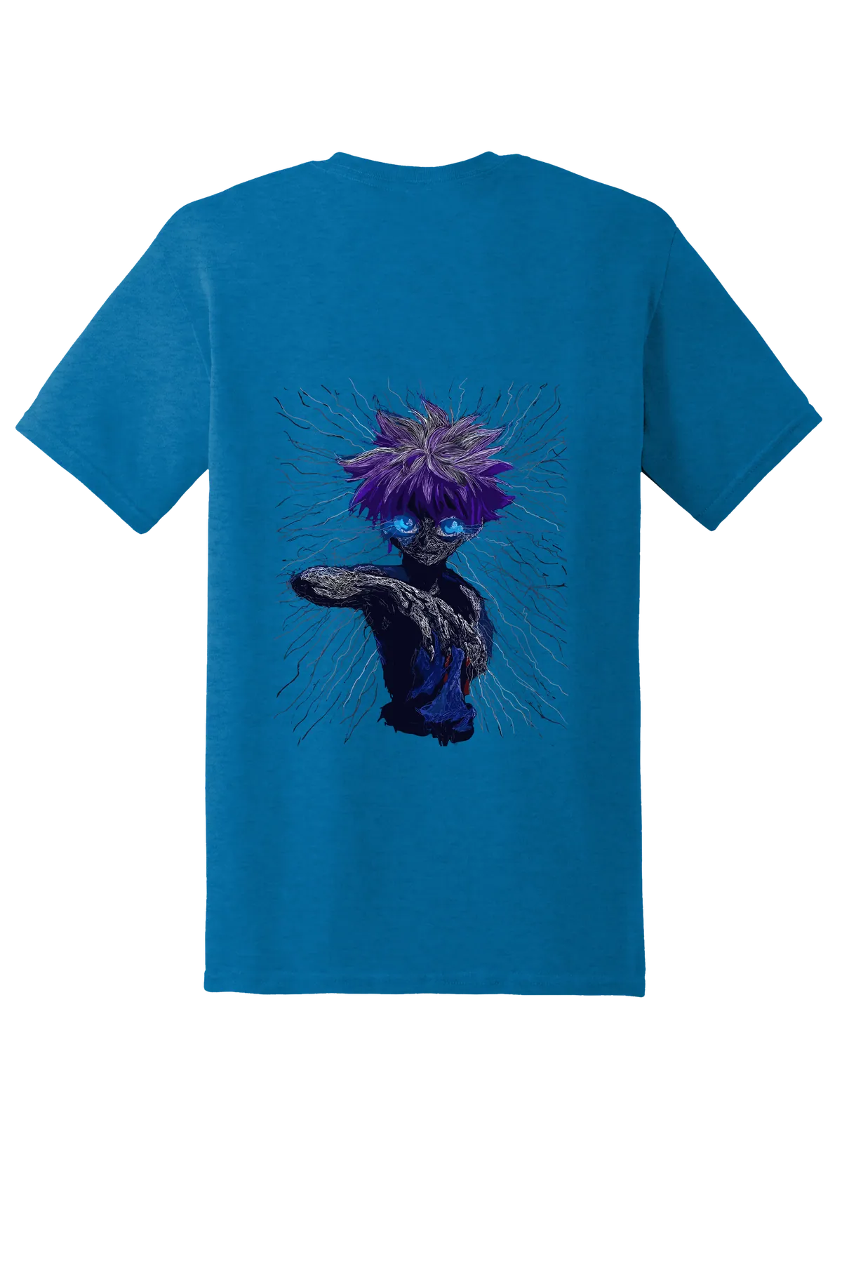 Hunter x Hunter Tee No. 144, Antique Sapphire, back print