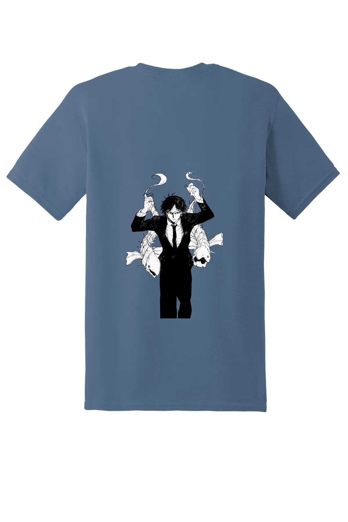 Hunter x Hunter Tee No. 152, Indigo Blue, back print