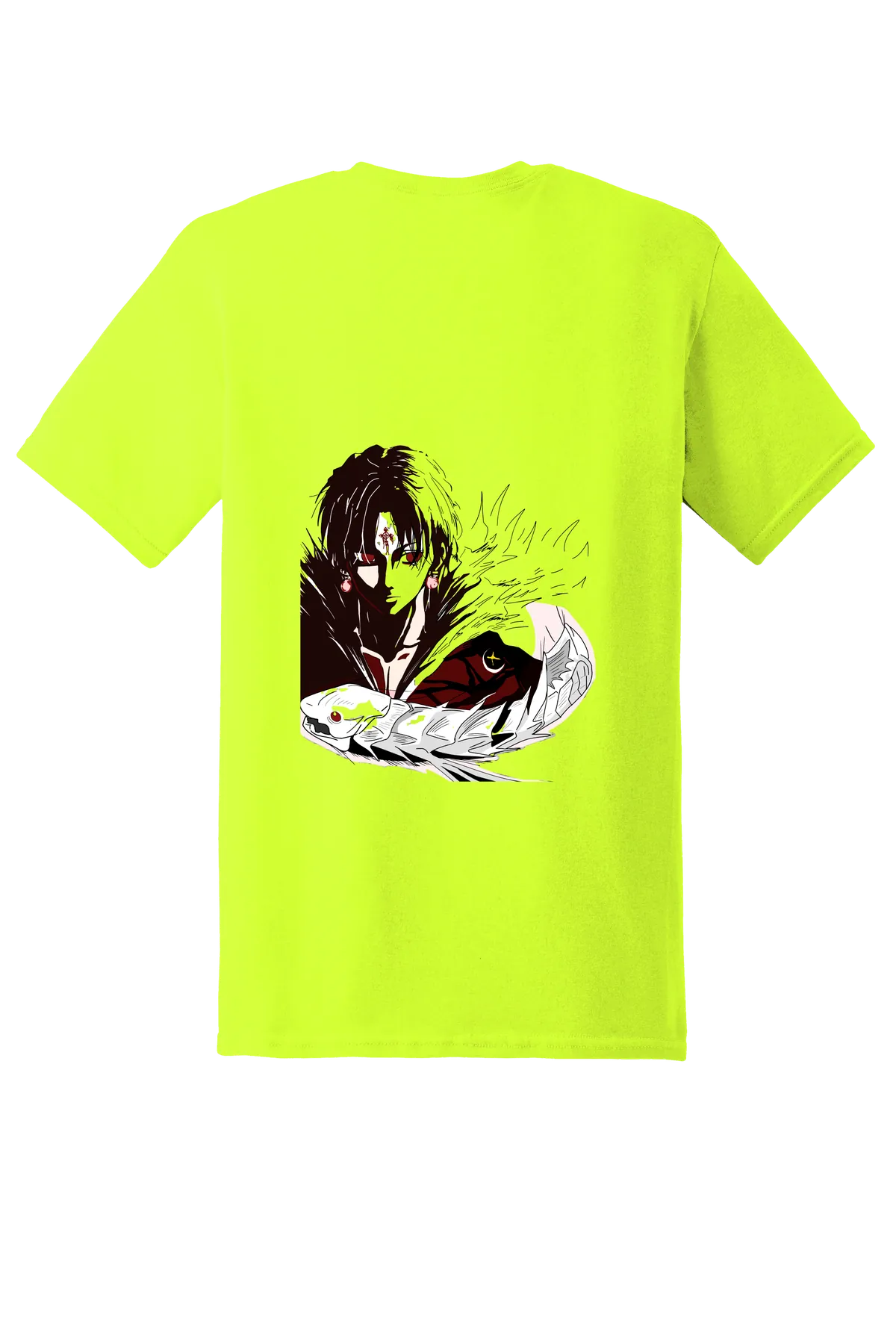 Hunter x Hunter Tee No. 153, Safety Green, back print
