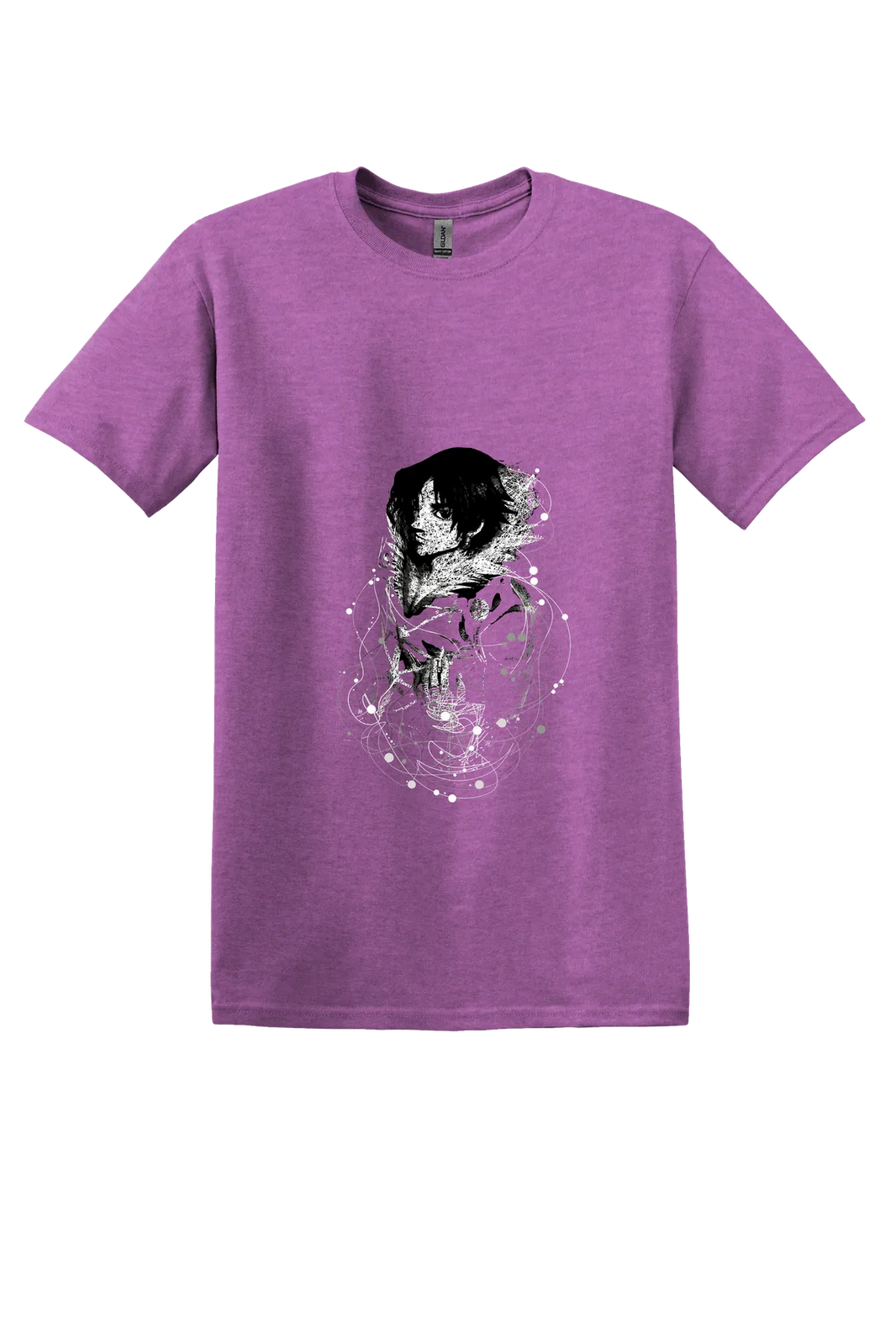 Hunter x Hunter Tee No. 155, Heather Radiant Orchid, front print