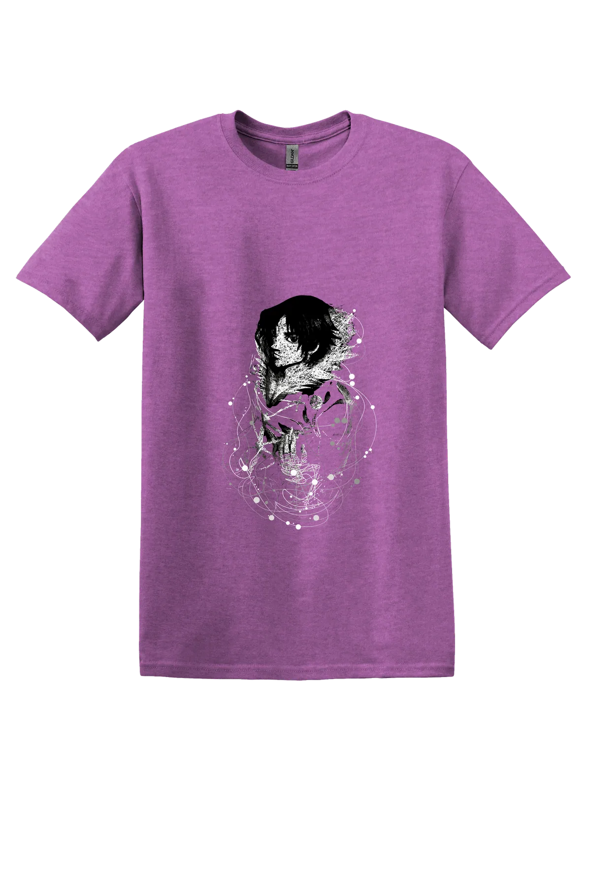 Hunter x Hunter Tee No. 155, Heather Radiant Orchid, front print
