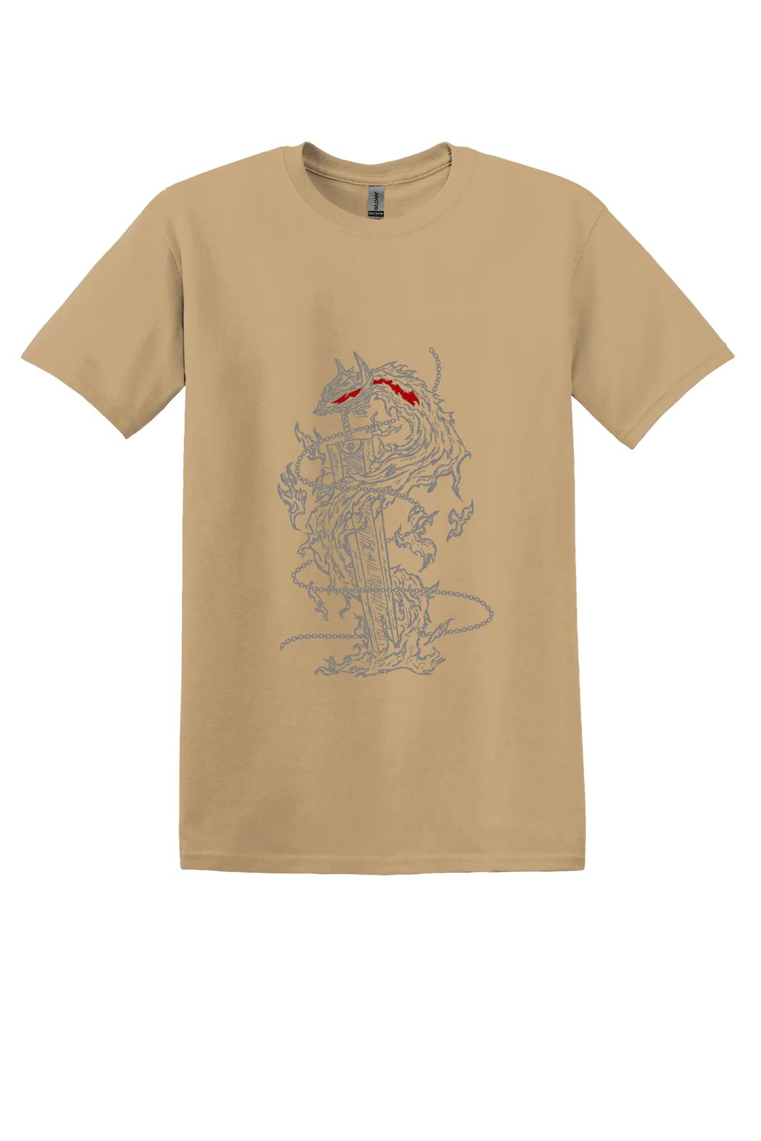 Hunter x Hunter Tee No. 16, Old Gold, front print