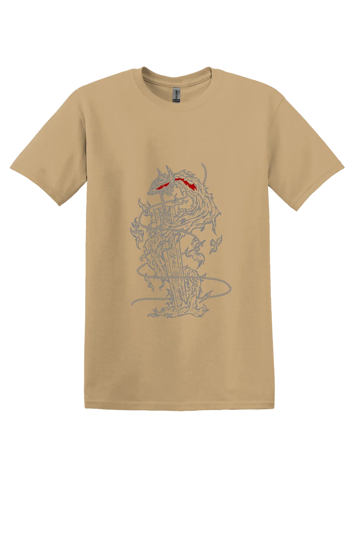 Hunter x Hunter Tee No. 16, Old Gold, front print