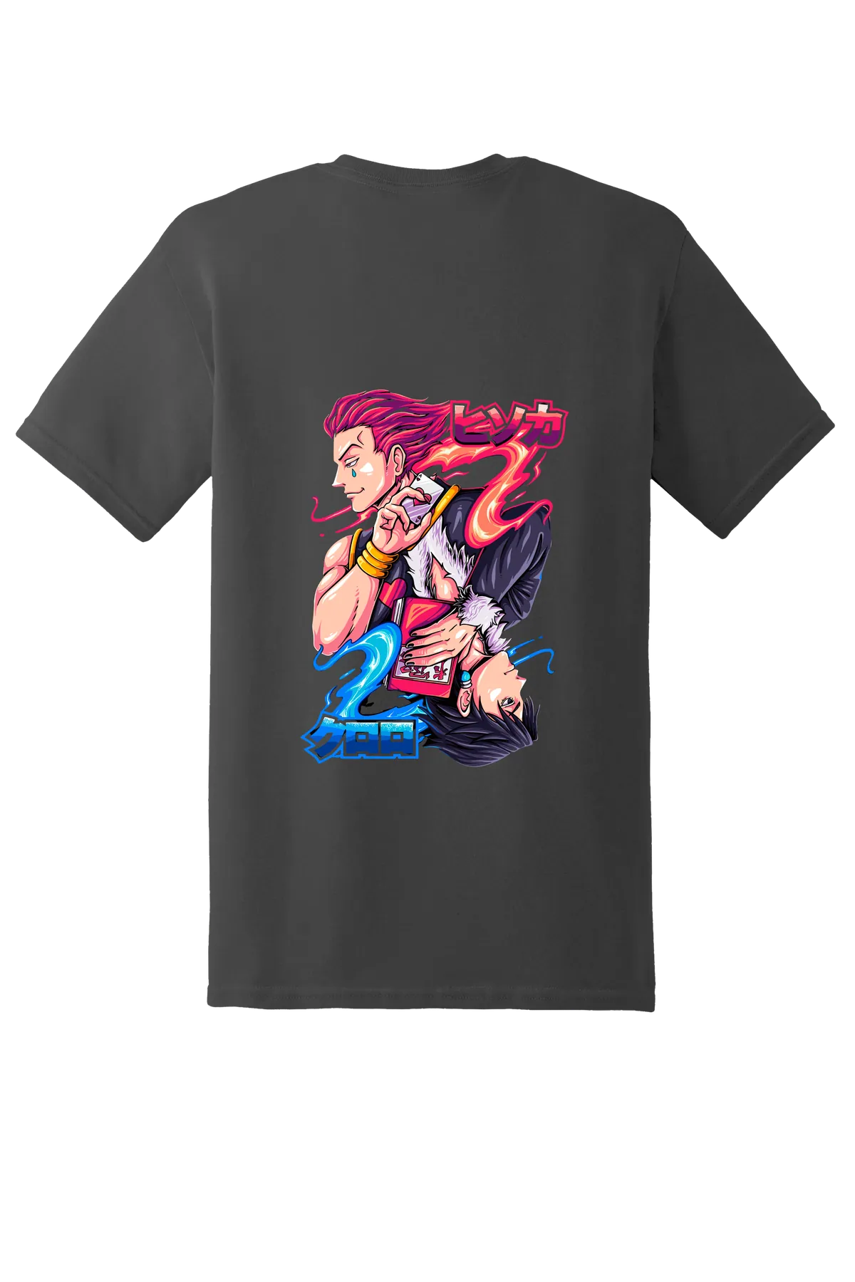 Hunter x Hunter Tee No. 160, Charcoal, back print