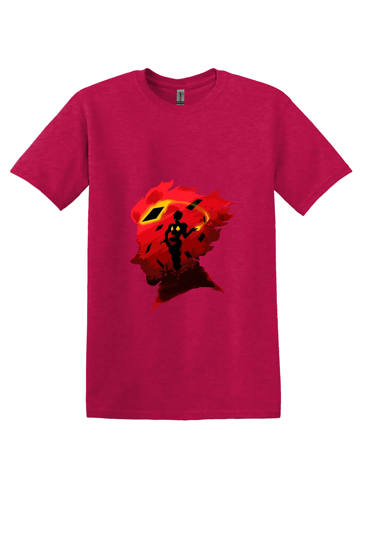 Hunter x Hunter Tee No. 165, Heather Red, front print