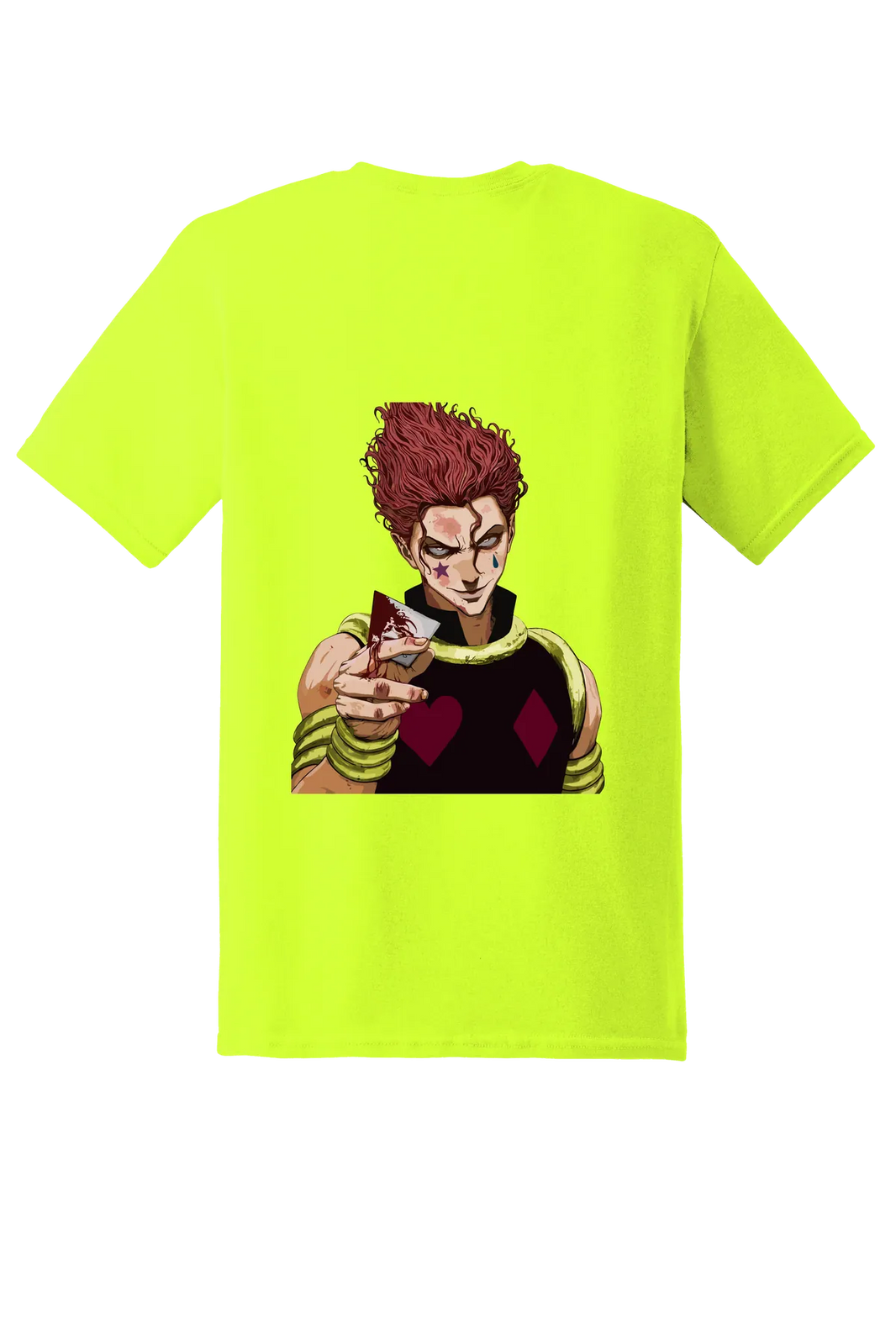 Hunter x Hunter Tee No. 167, Safety Green, back print