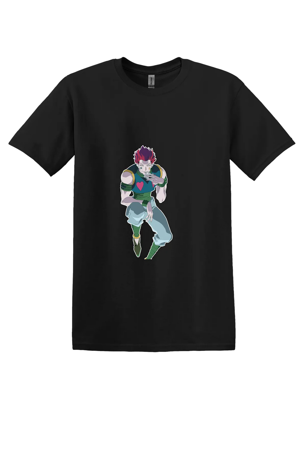 Hunter x Hunter Tee No. 168, Black, front print