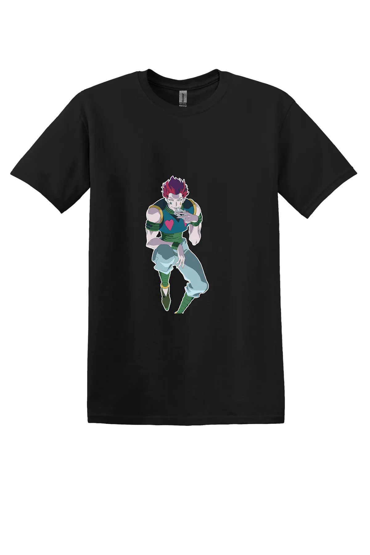 Hunter x Hunter Tee No. 168, Black, front print