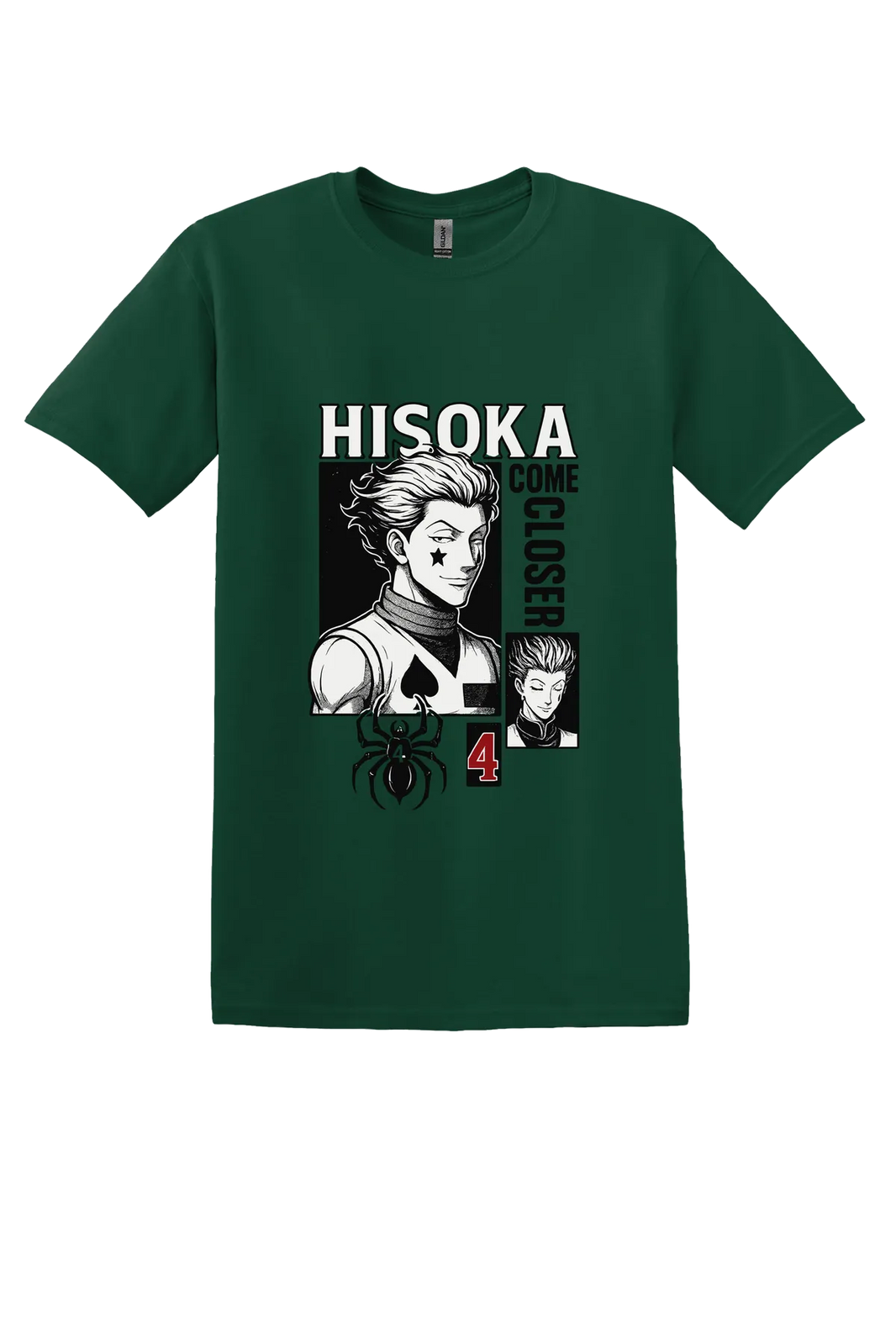 Hunter x Hunter Tee No. 172, Forest Green, front print