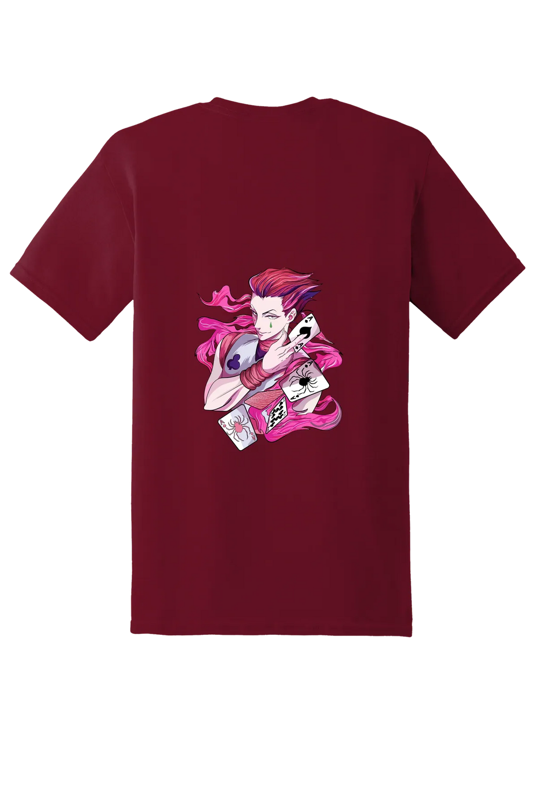 Hunter x Hunter Tee No. 175, Cardinal Red, back print