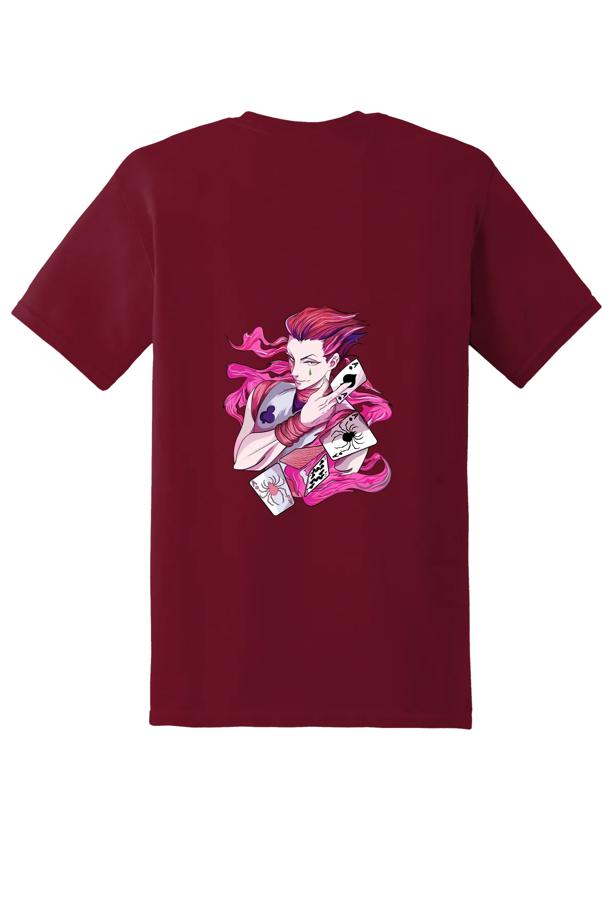 Hunter x Hunter Tee No. 175, Cardinal Red, back print