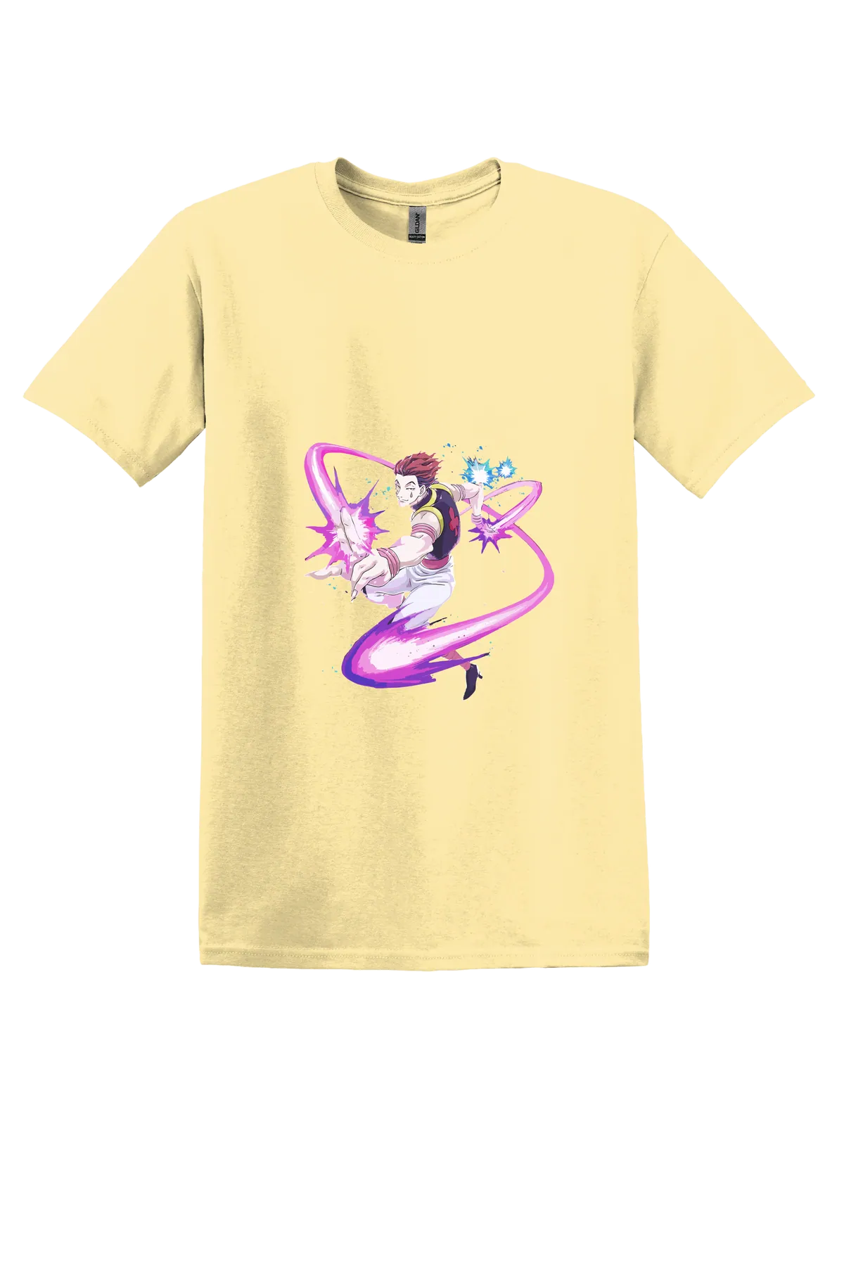 Hunter x Hunter Tee No. 176, Yellow Haze, front print