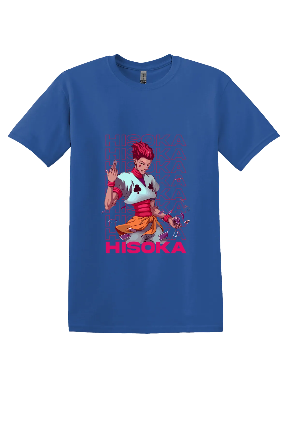 Hunter x Hunter Tee No. 177, Neon Blue, front print
