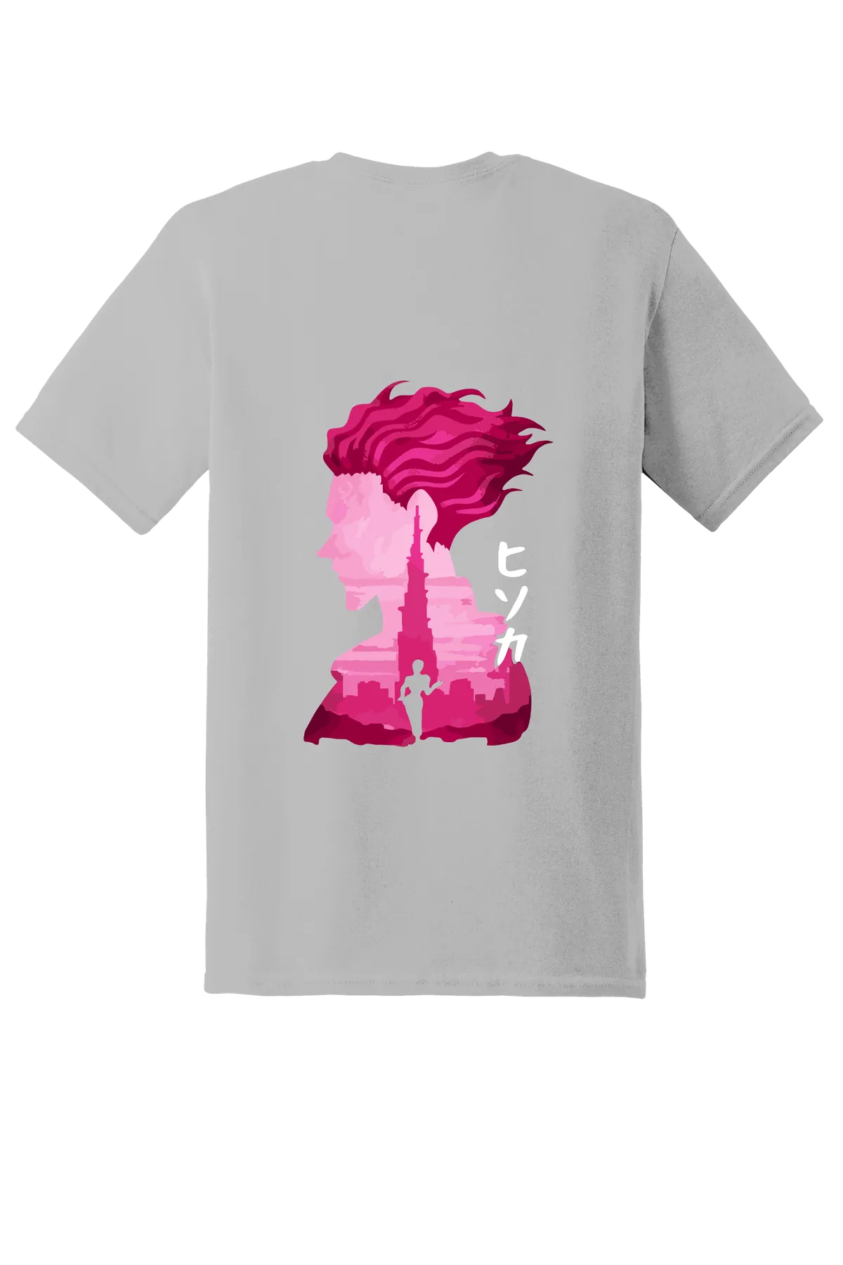 Hunter x Hunter Tee No. 184, Ice Grey, back print