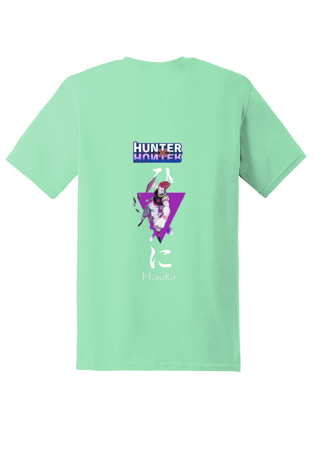 Hunter x Hunter Tee No. 185, Mint Green, back print