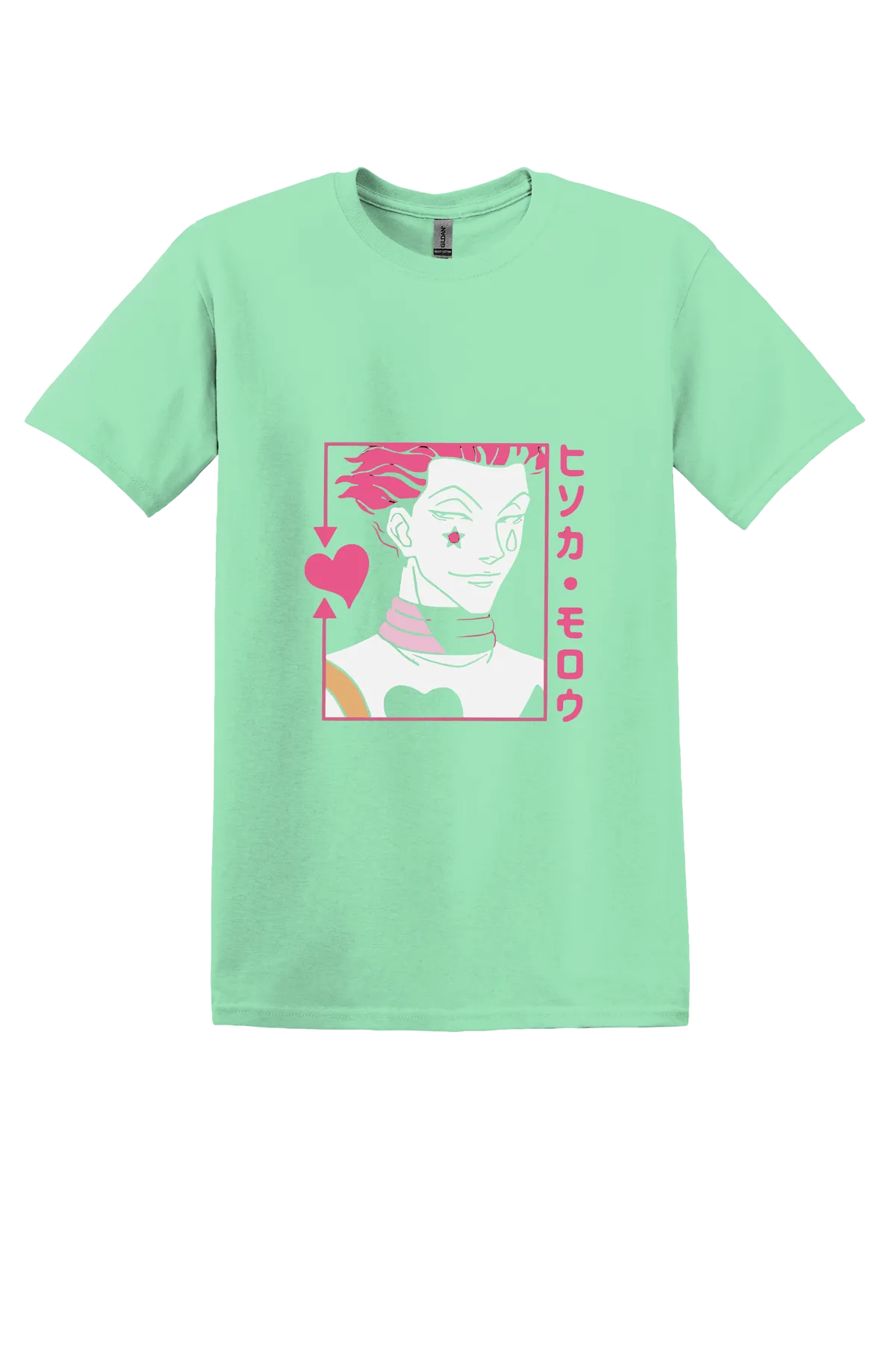 Hunter x Hunter Tee No. 188, Mint Green, front print