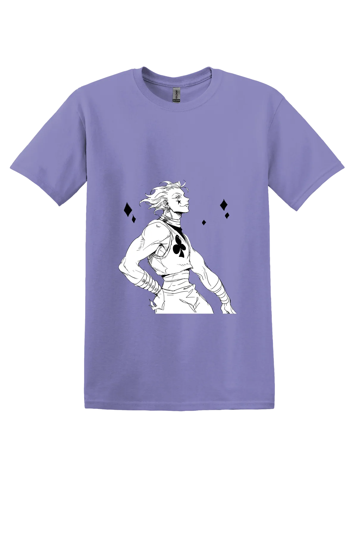 Hunter x Hunter Tee No. 193, Violet, front print