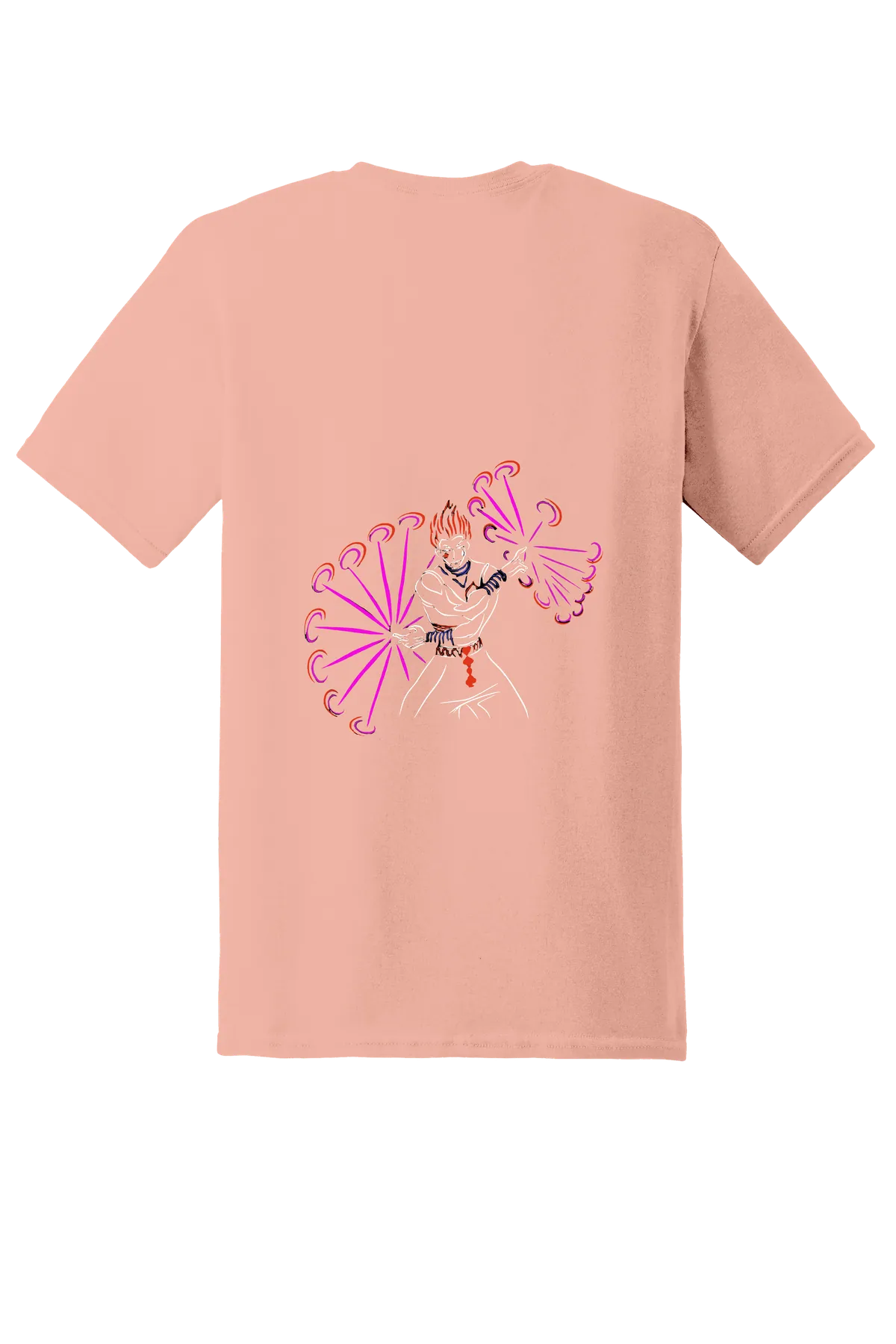 Hunter x Hunter Tee No. 197, Dusty Rose, back print