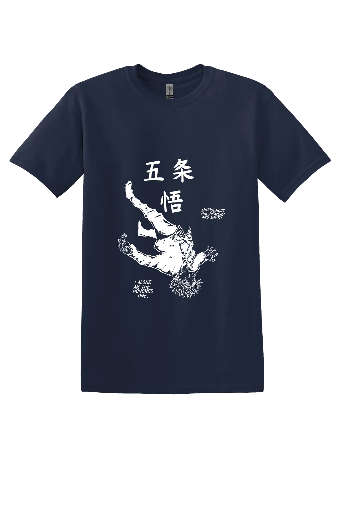 Hunter x Hunter Tee No. 2, Navy, front print