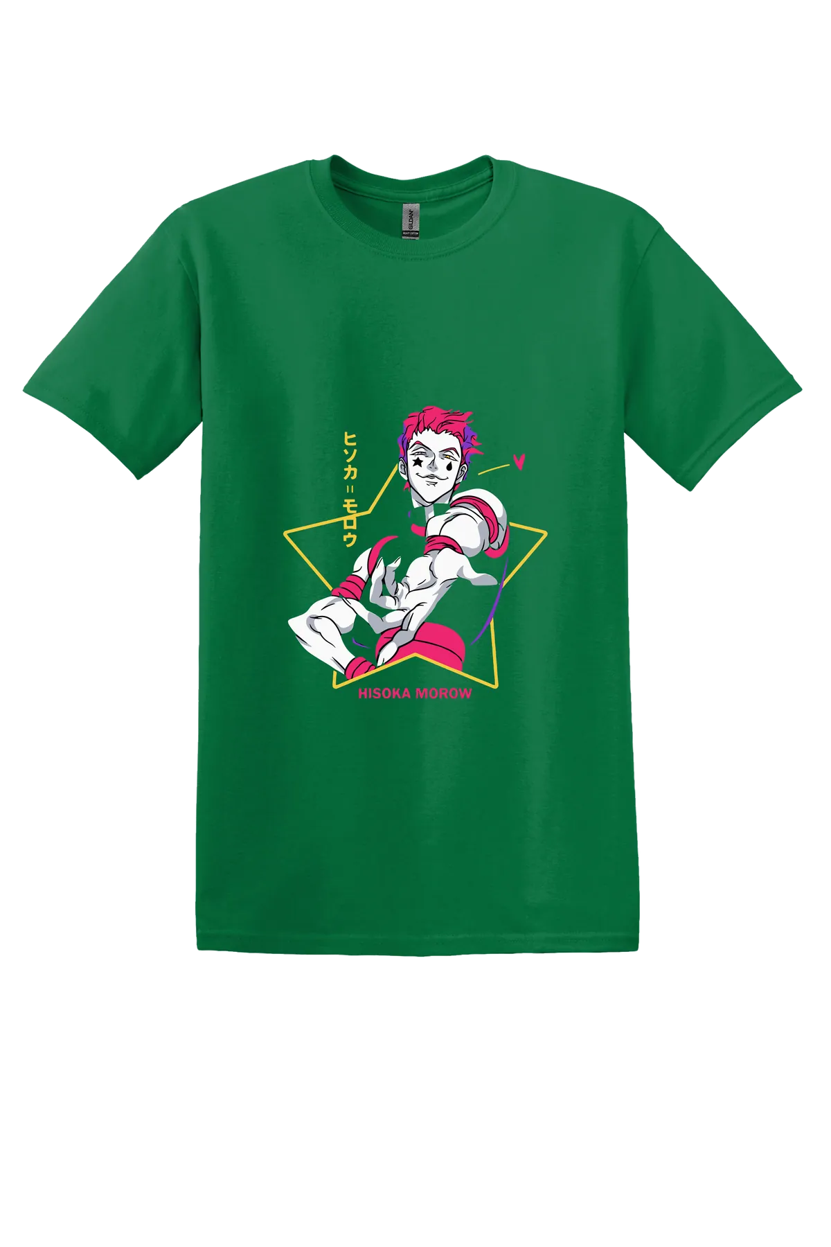 Hunter x Hunter Tee No. 202, Turf Green, front print