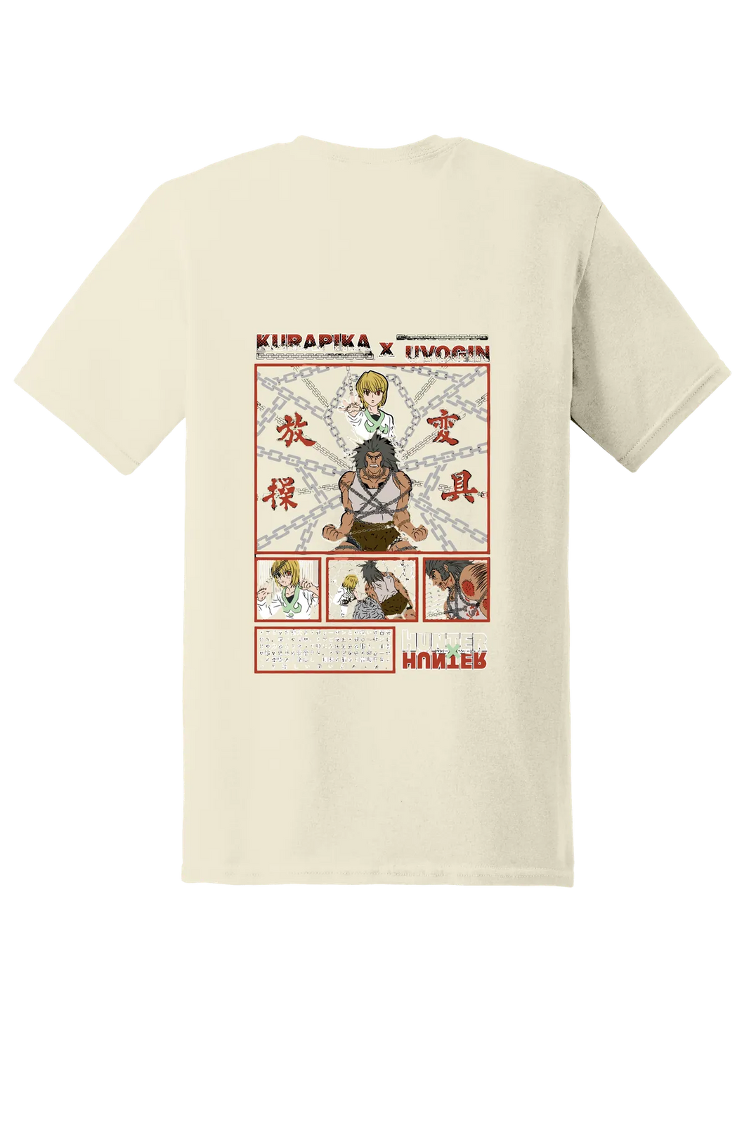 Hunter x Hunter Tee No. 209, Off White, back print