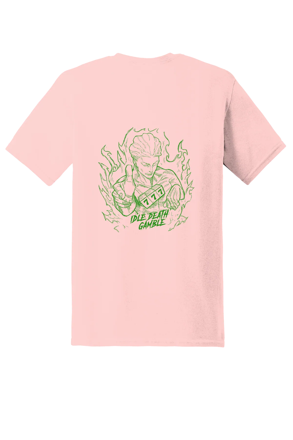 Hunter x Hunter Tee No. 21, Light Pink, back print