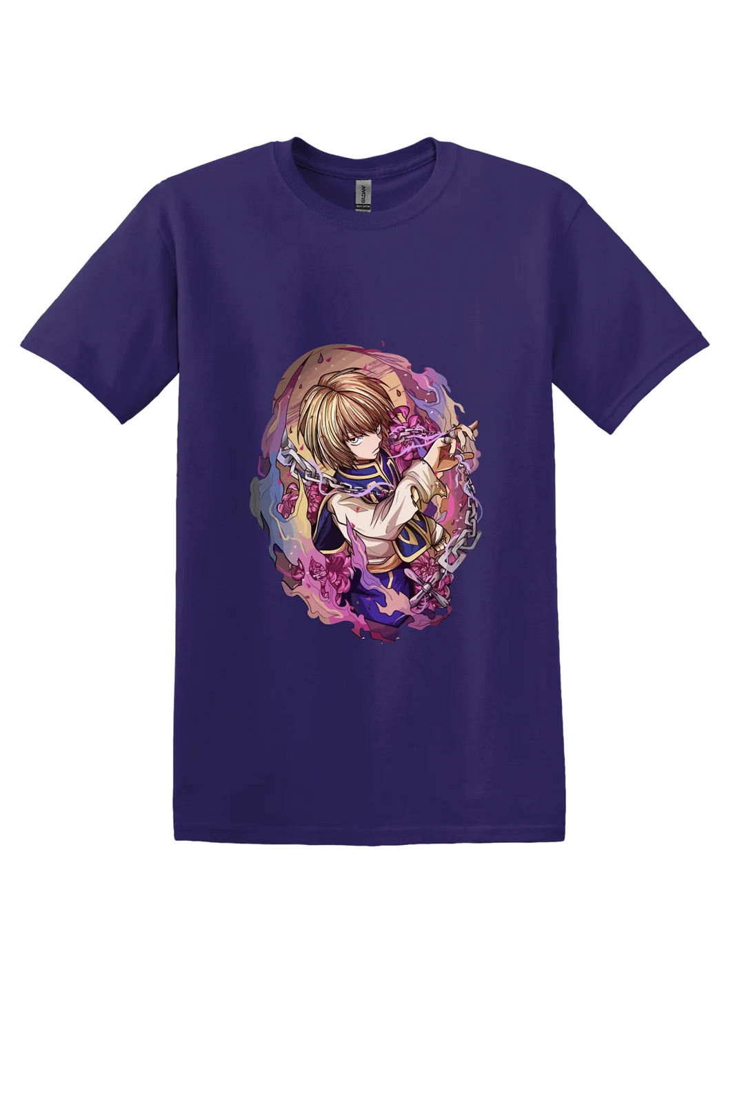 Hunter x Hunter Tee No. 226, Fan Deep Purple, front print