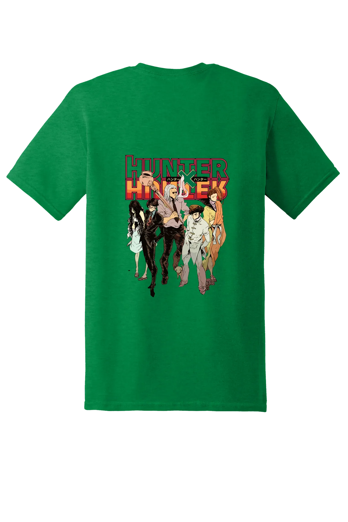 Hunter x Hunter Tee No. 233, Antique Irish Green, back print