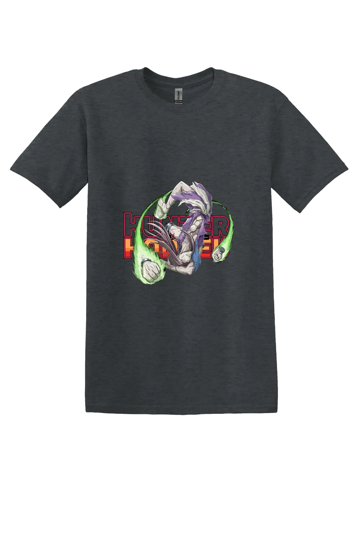 Hunter x Hunter Tee No. 234, Dark Heather, front print